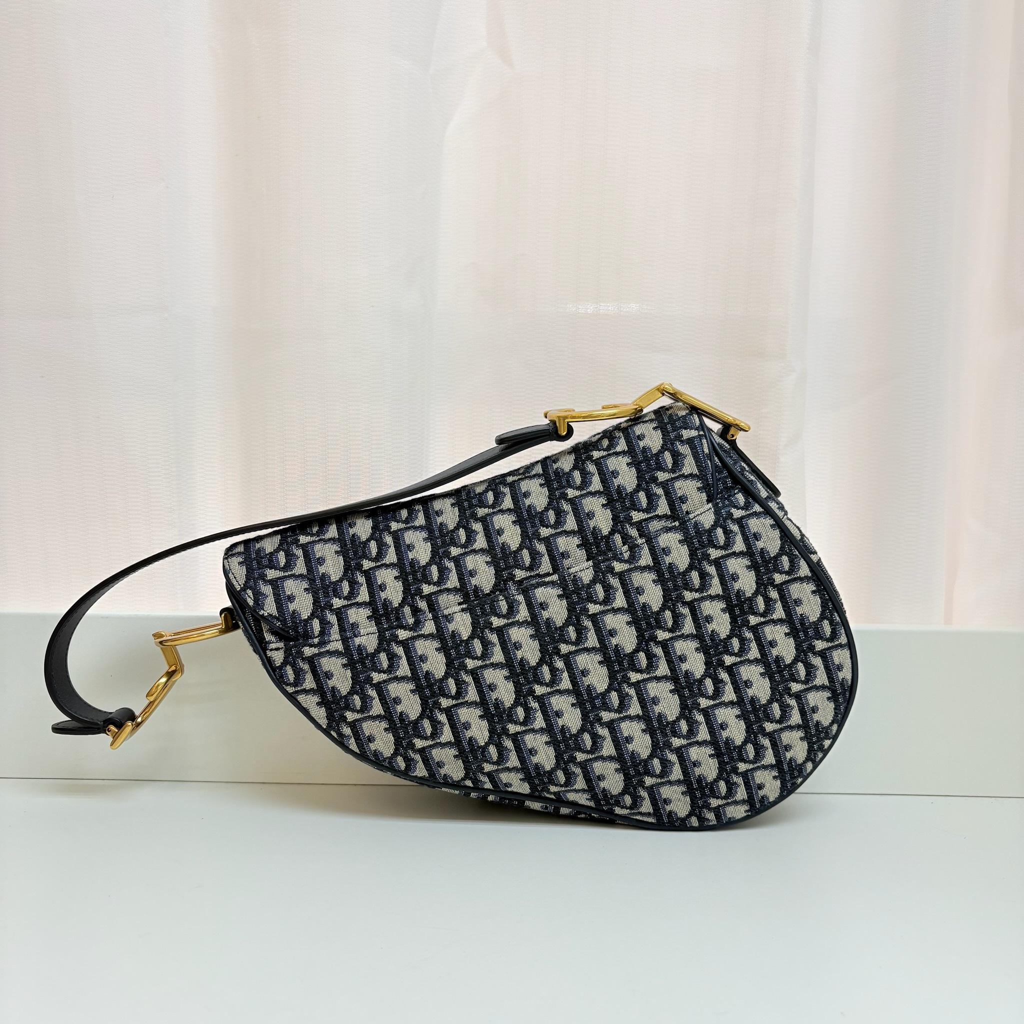 Dior saddle Bag - Blue / Ghw