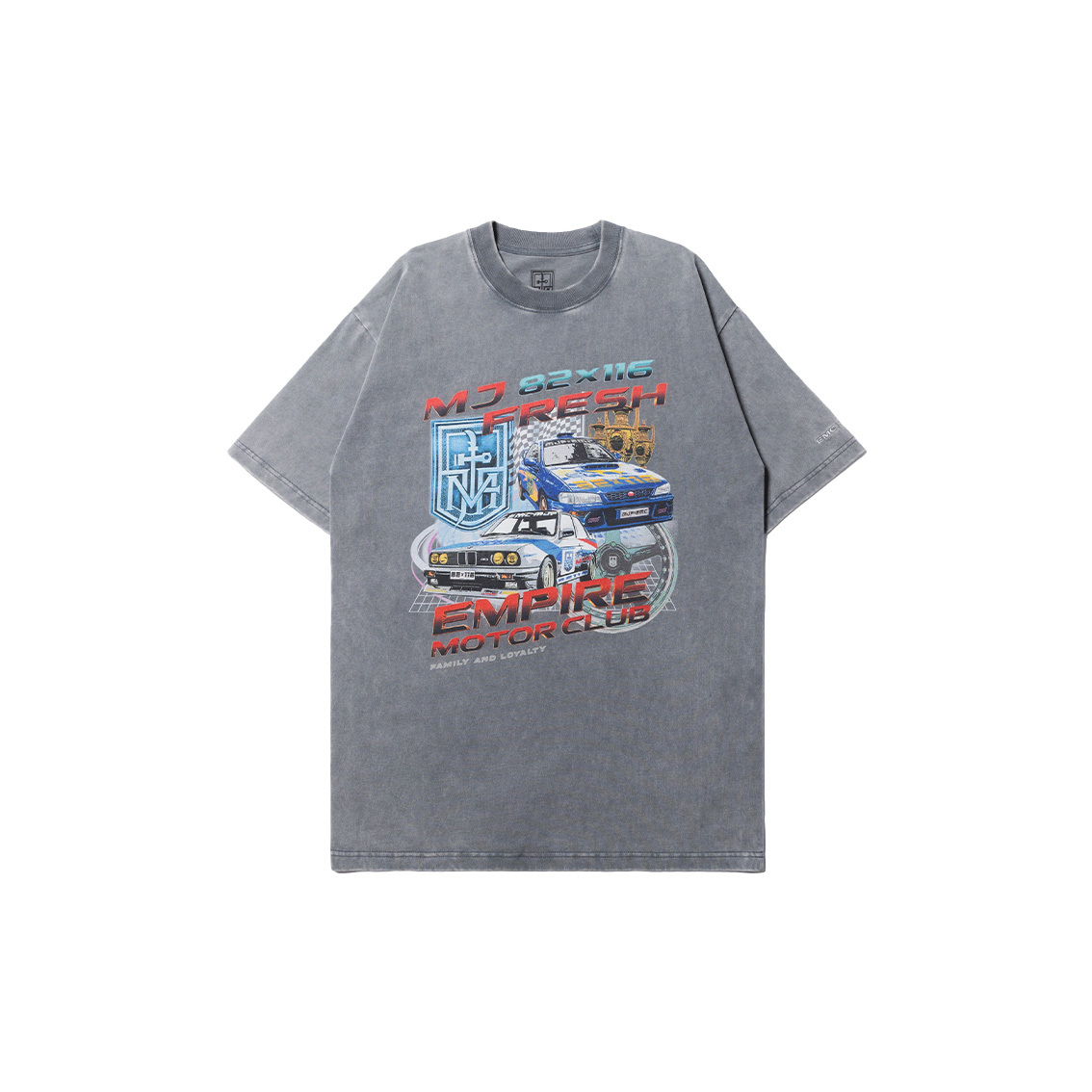 EMC X MJF VINTAGE WASH RACING TEE