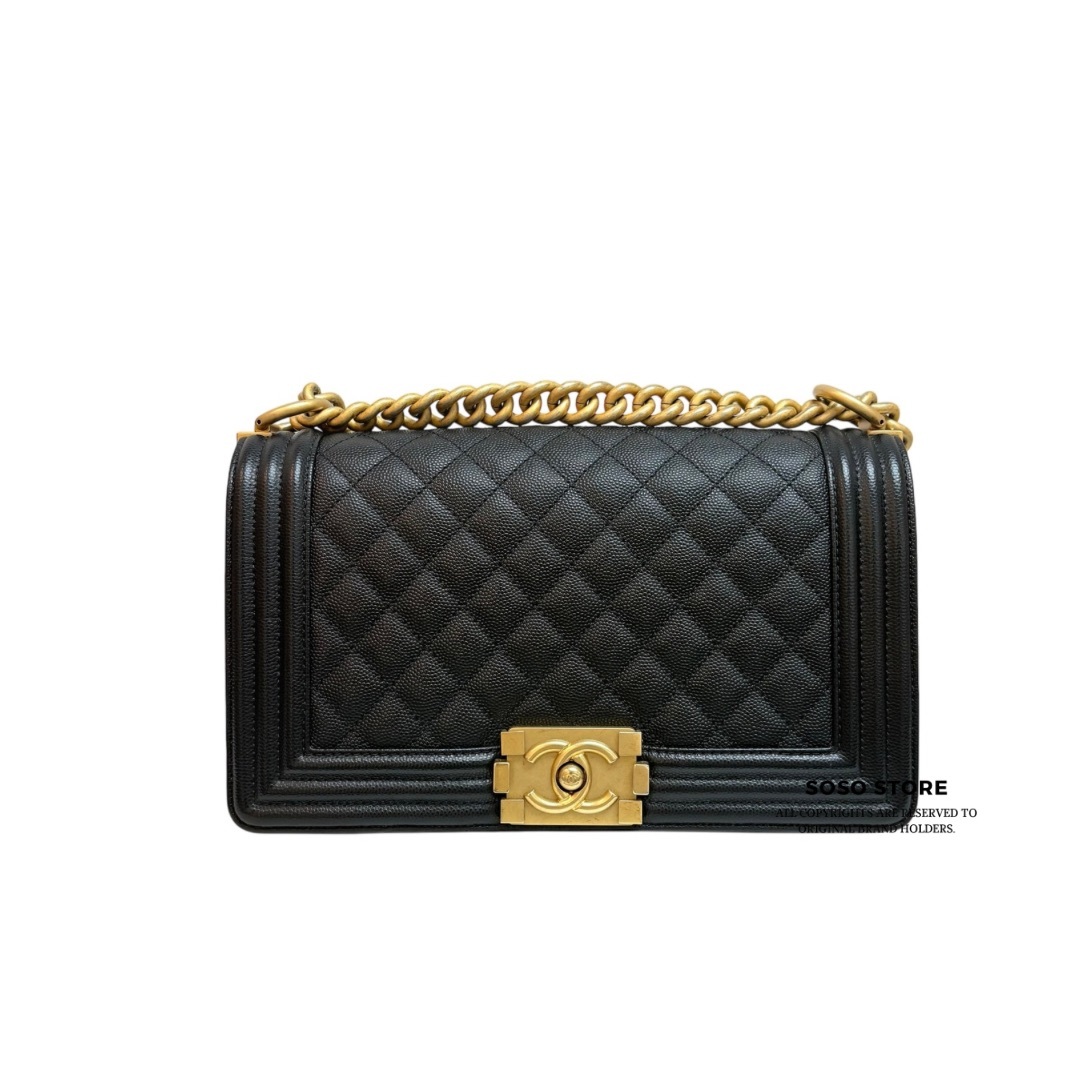 Chanel Boy 25 - Black / Ghw