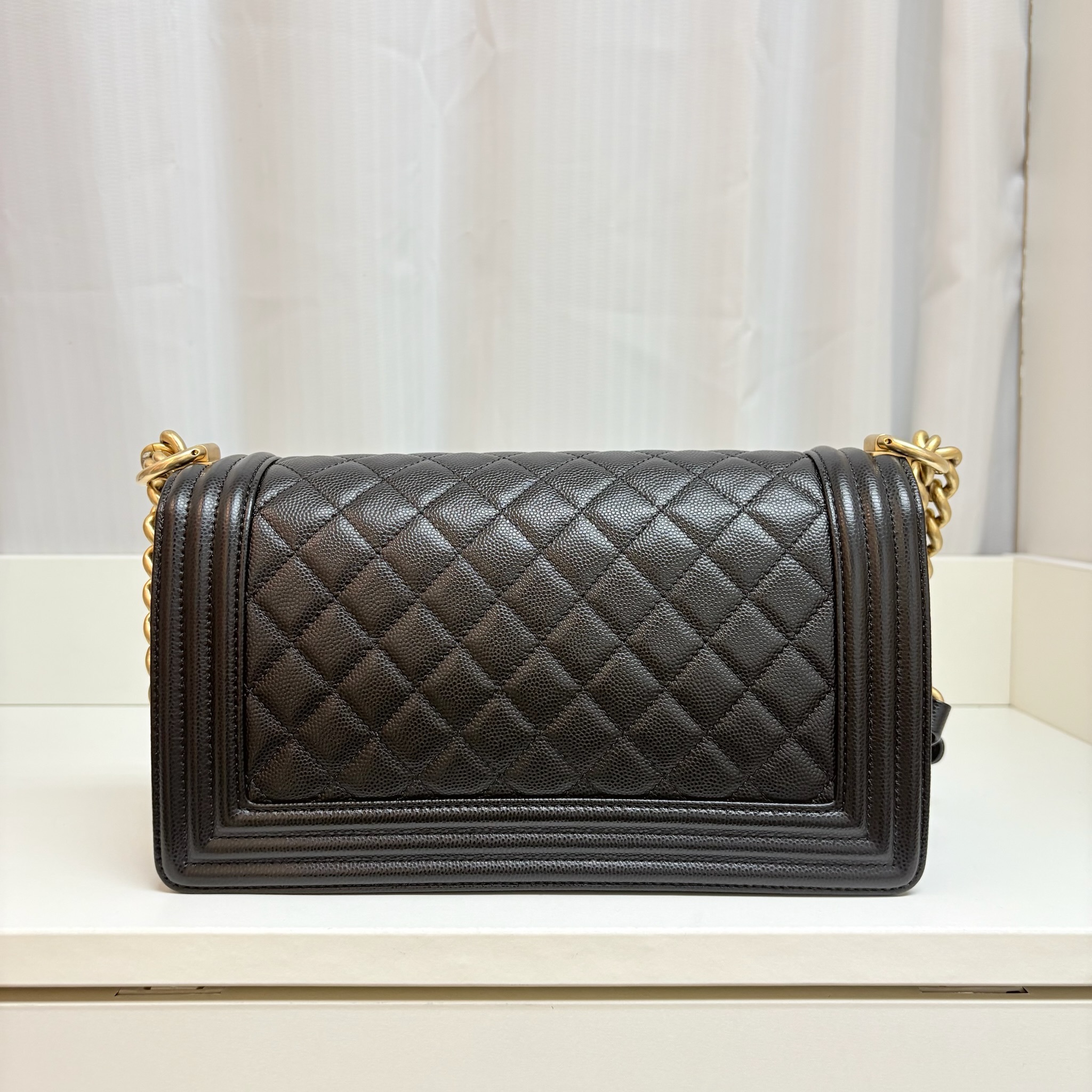 Chanel Boy 25 - Black / Ghw