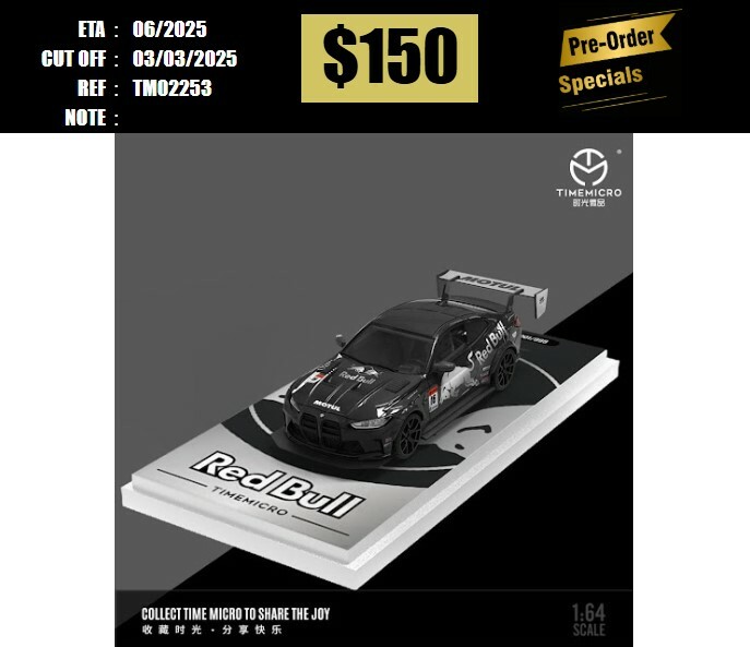 PO-$150 * TIME MICRO * 1:64 BMW M4 G82 SILVER BULL [OD24/02]