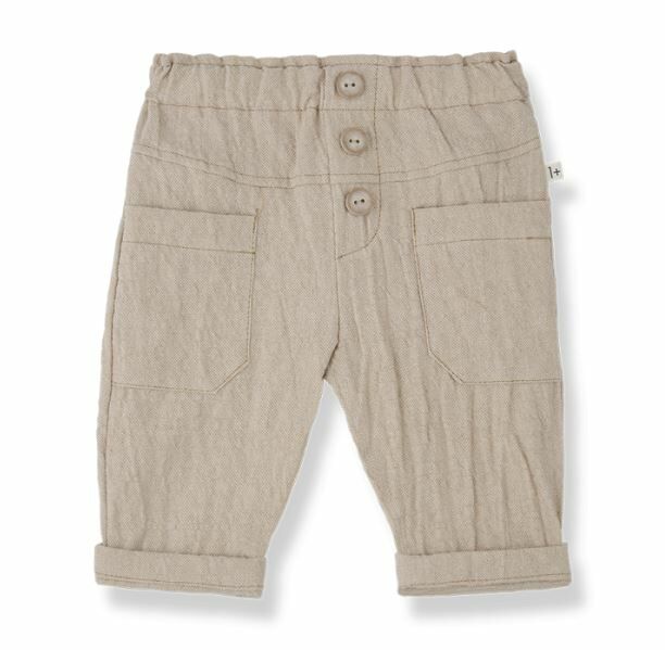 1+ in the family 大口袋長褲 ALBERT beige