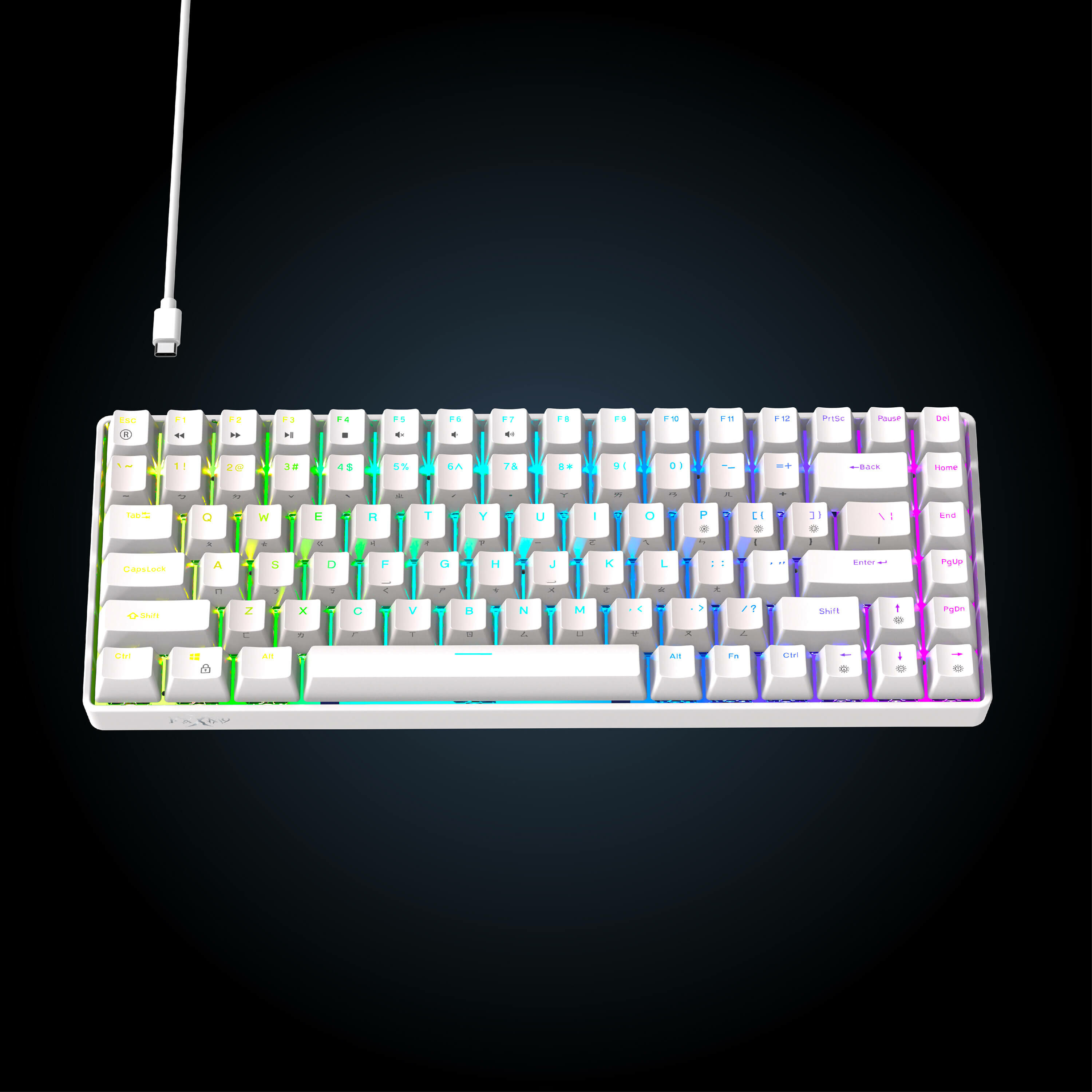 FXR-HKM-S93 Shimmer 84-Key Hot-Swappable Blue Switch M