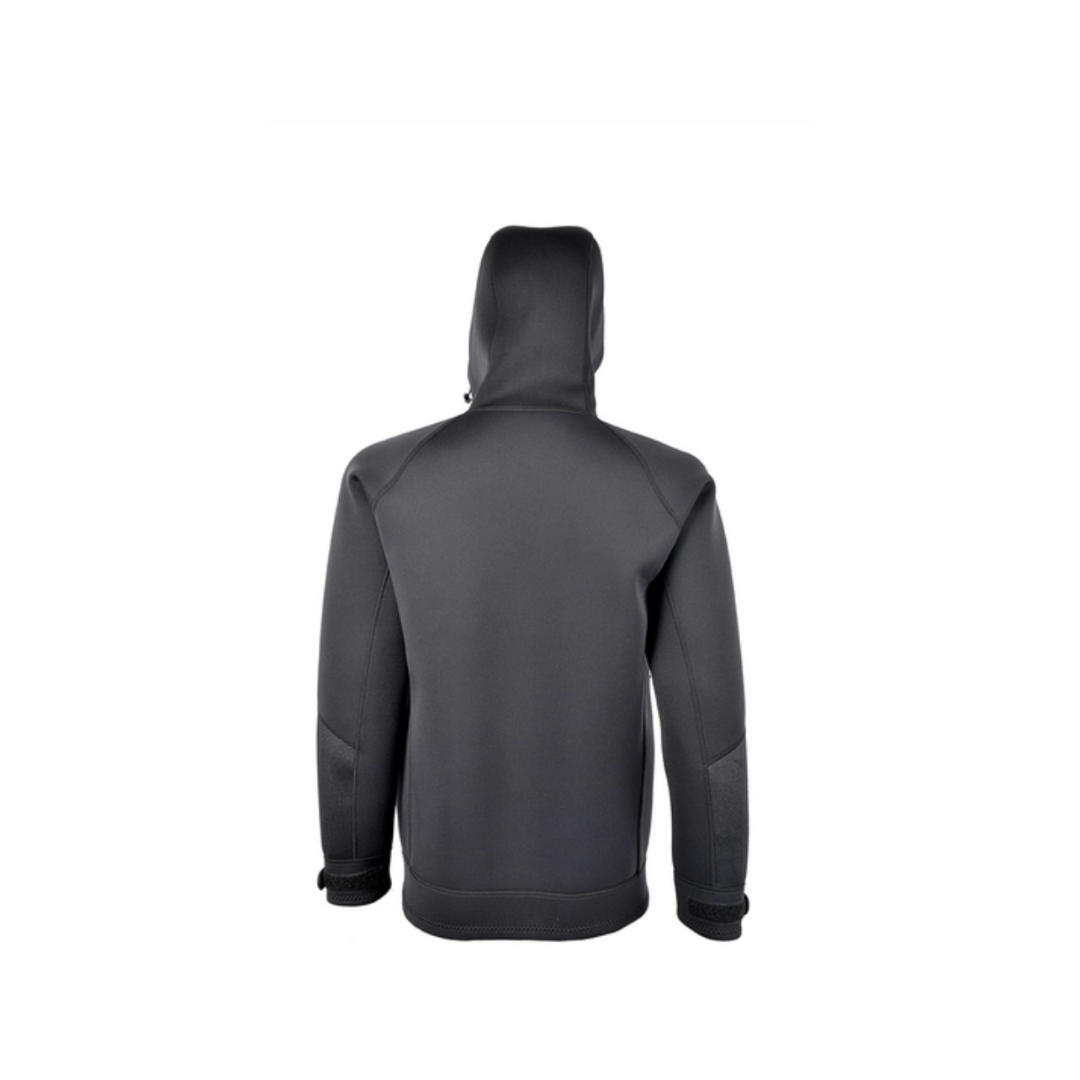 AROPEC 2MM 黑色幾何壓紋 船潛外套 防風連帽外套COAT-18M-2M-2MM