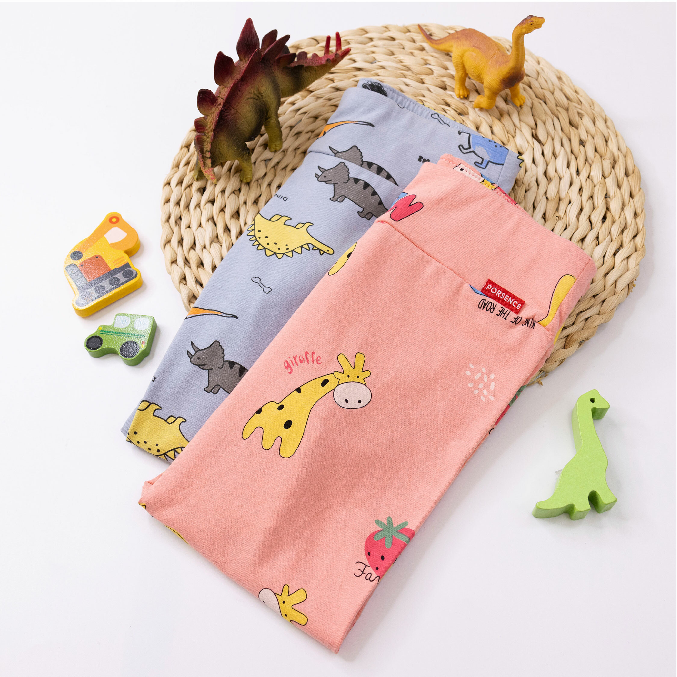 波紳士【22039】童趣繽紛滿版圖案長褲/內搭褲＊二色