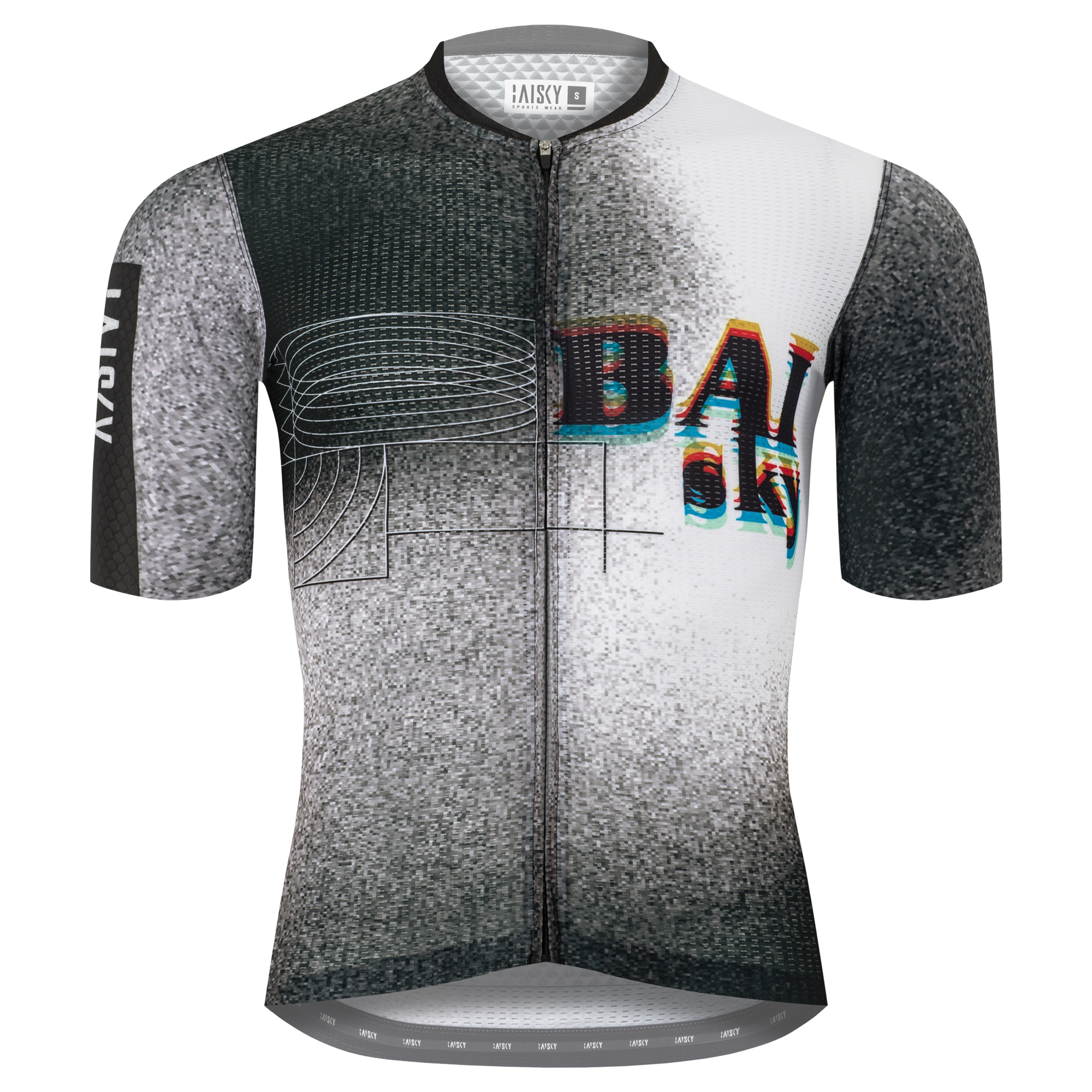 男款空力短車衣 線圈 黑