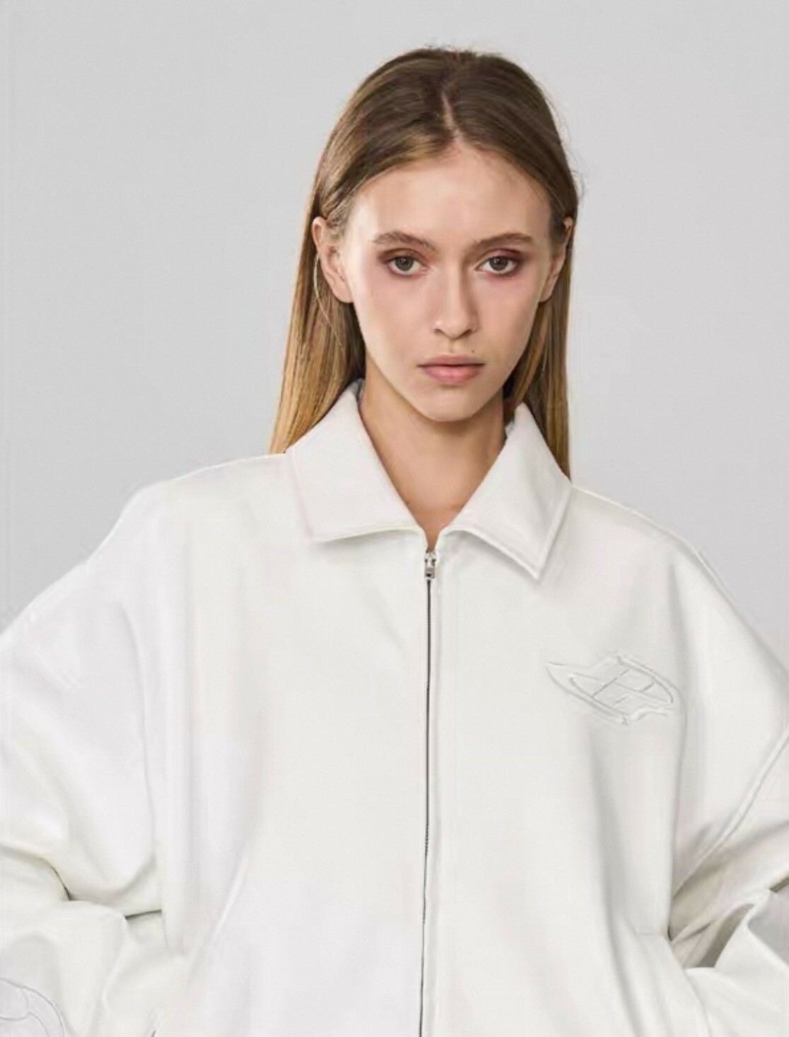 harsh and cruel 美式 街頭感 立體 凹凸 效果 浮雕壓花 皮革 #外套