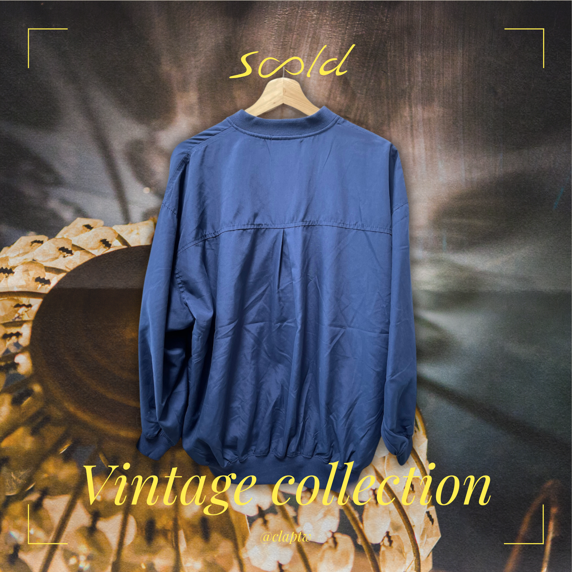 復古高爾夫開襟防風罩衫｜美國製造