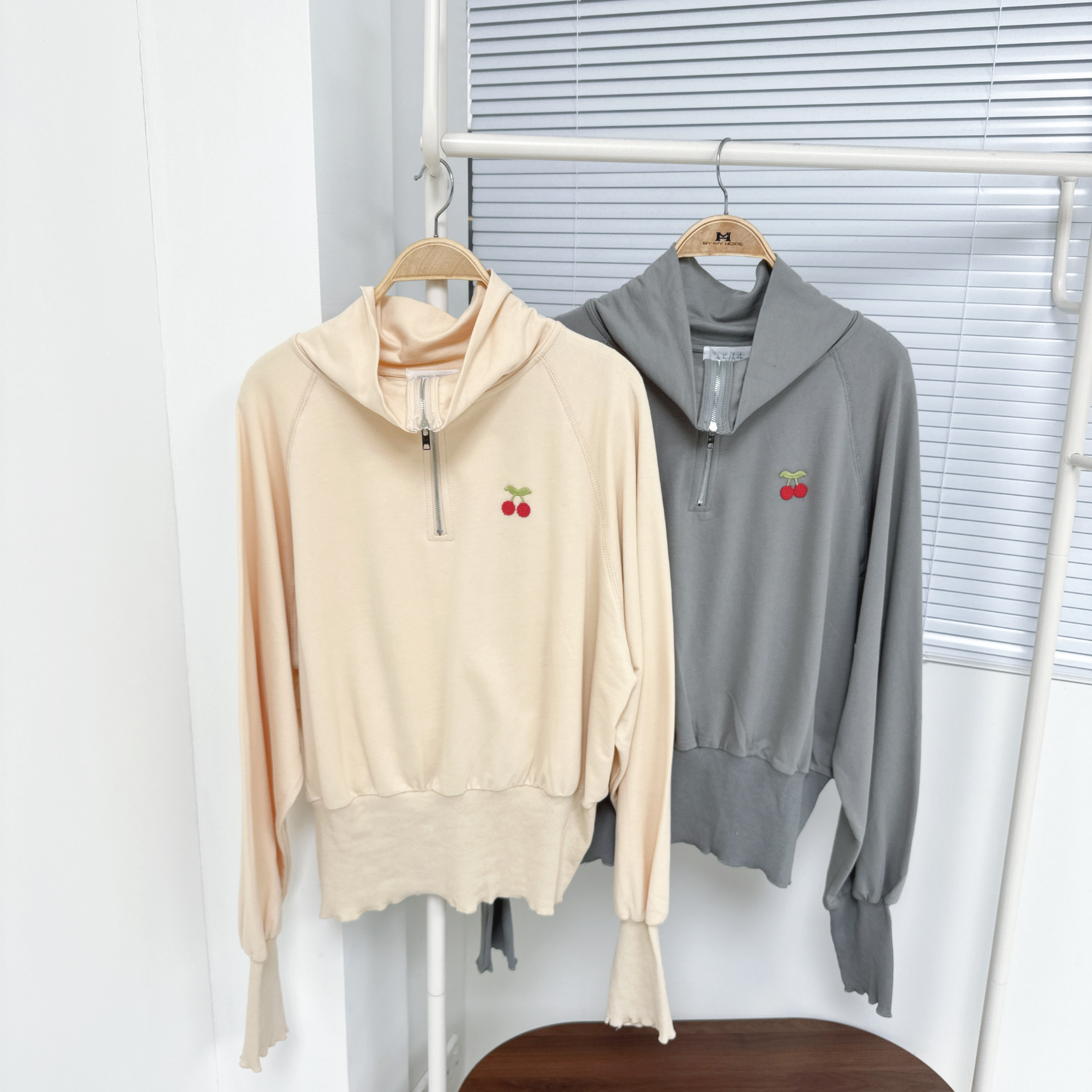 【廠家制】車厘子高領衛衣