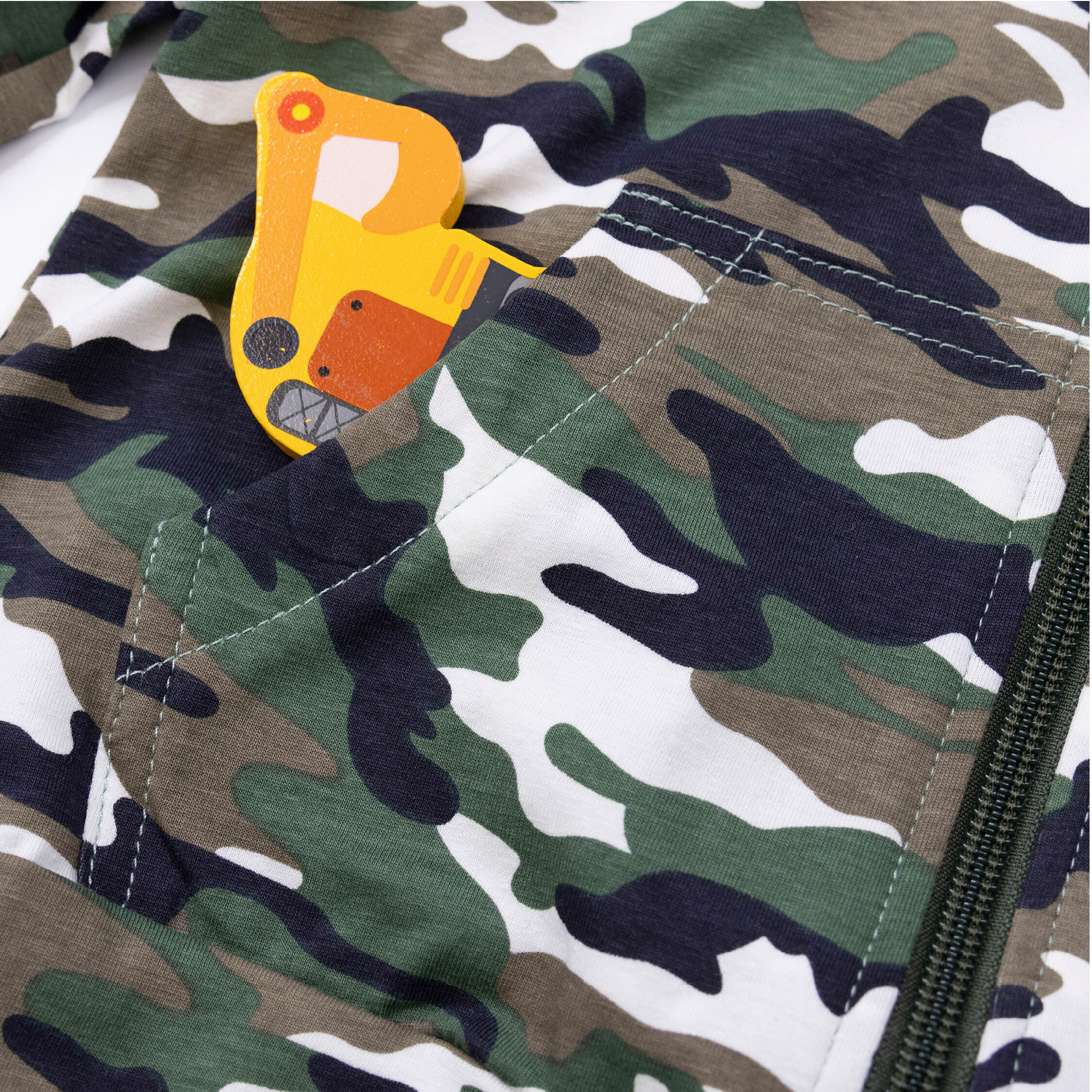 波紳士【22045】淘氣小恐龍迷彩連帽外套＊二色