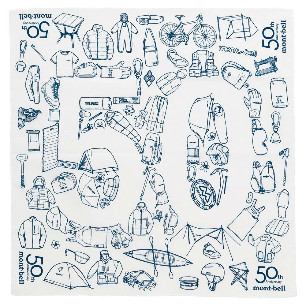 Montbell 50th Bandanna 50週年特別版 2124001