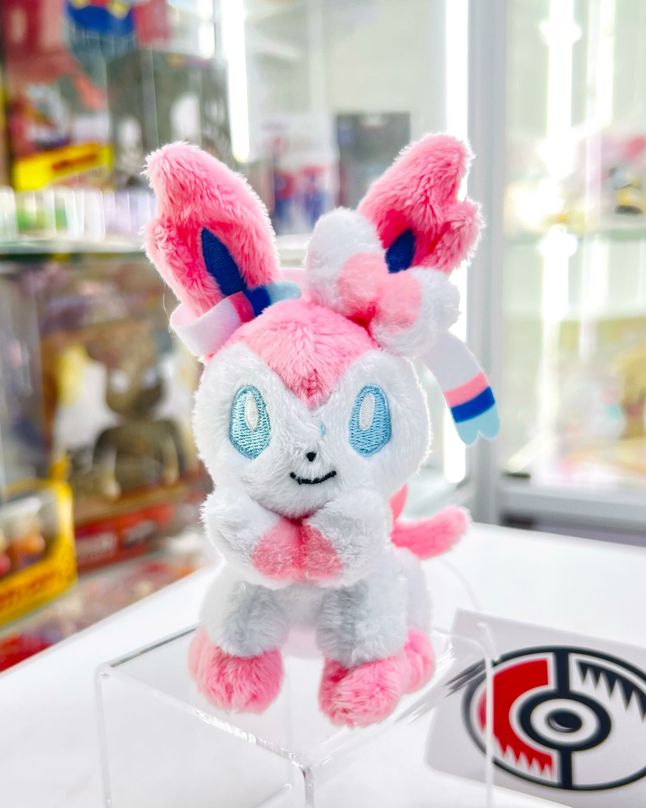 Pokemon Sylveon mascot with carabiner