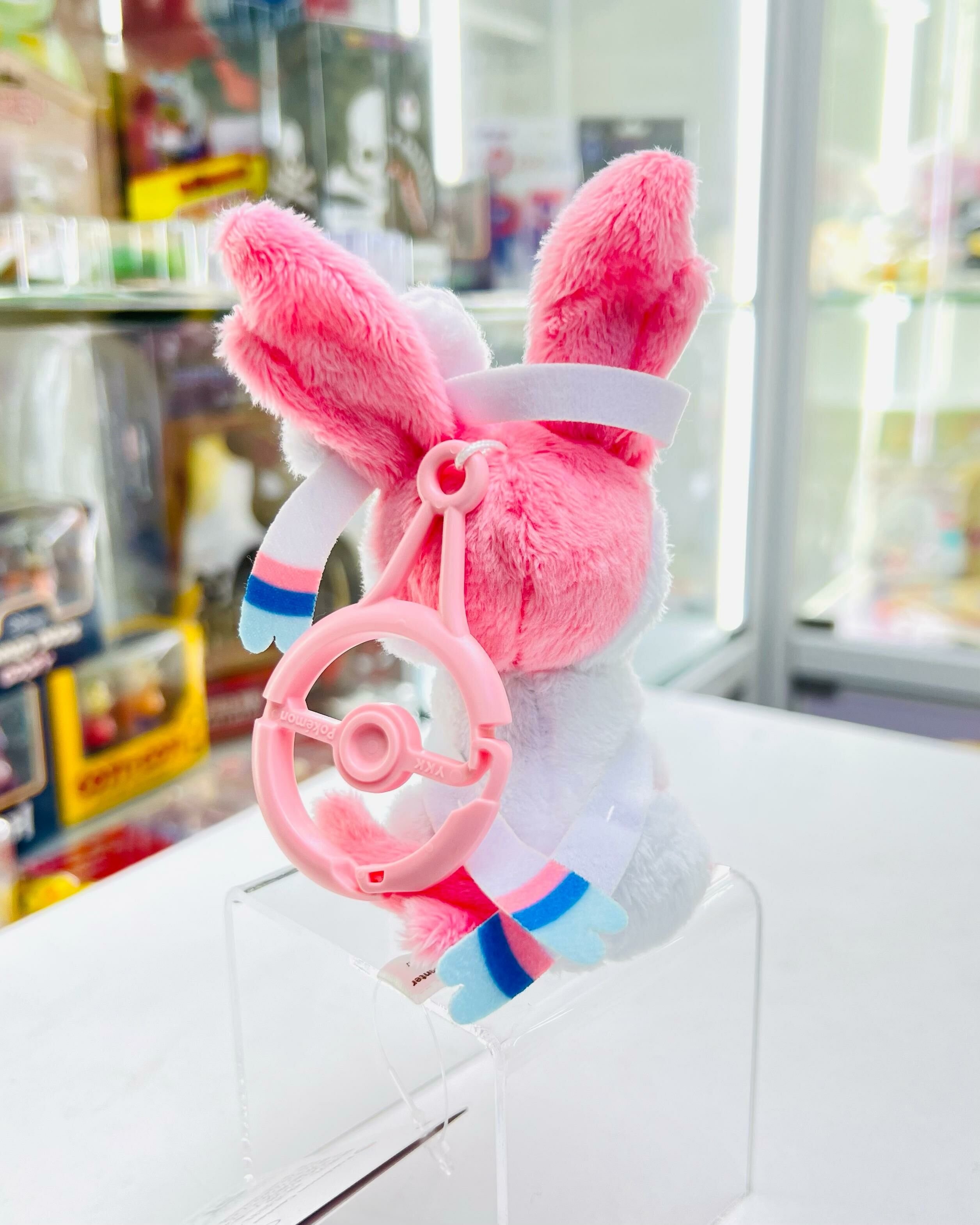 Pokemon Sylveon mascot with carabiner