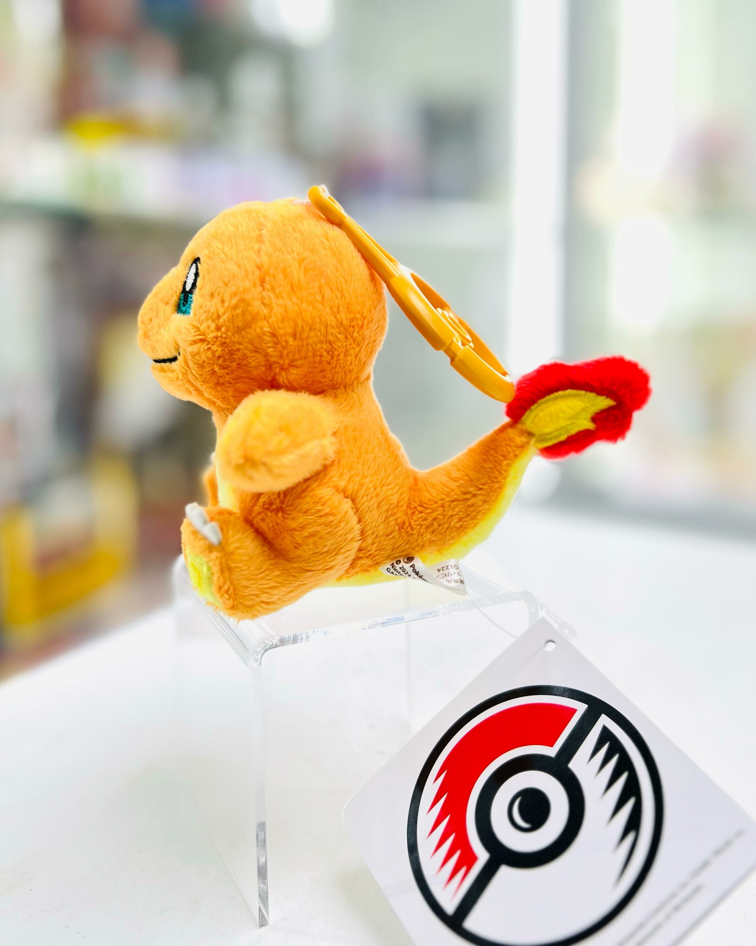 Pokemon Charmander mascot with carabiner