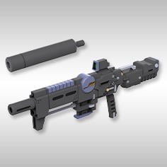 MSG武裝零件 MW52J 武器組件52 Stride 步槍 Zero