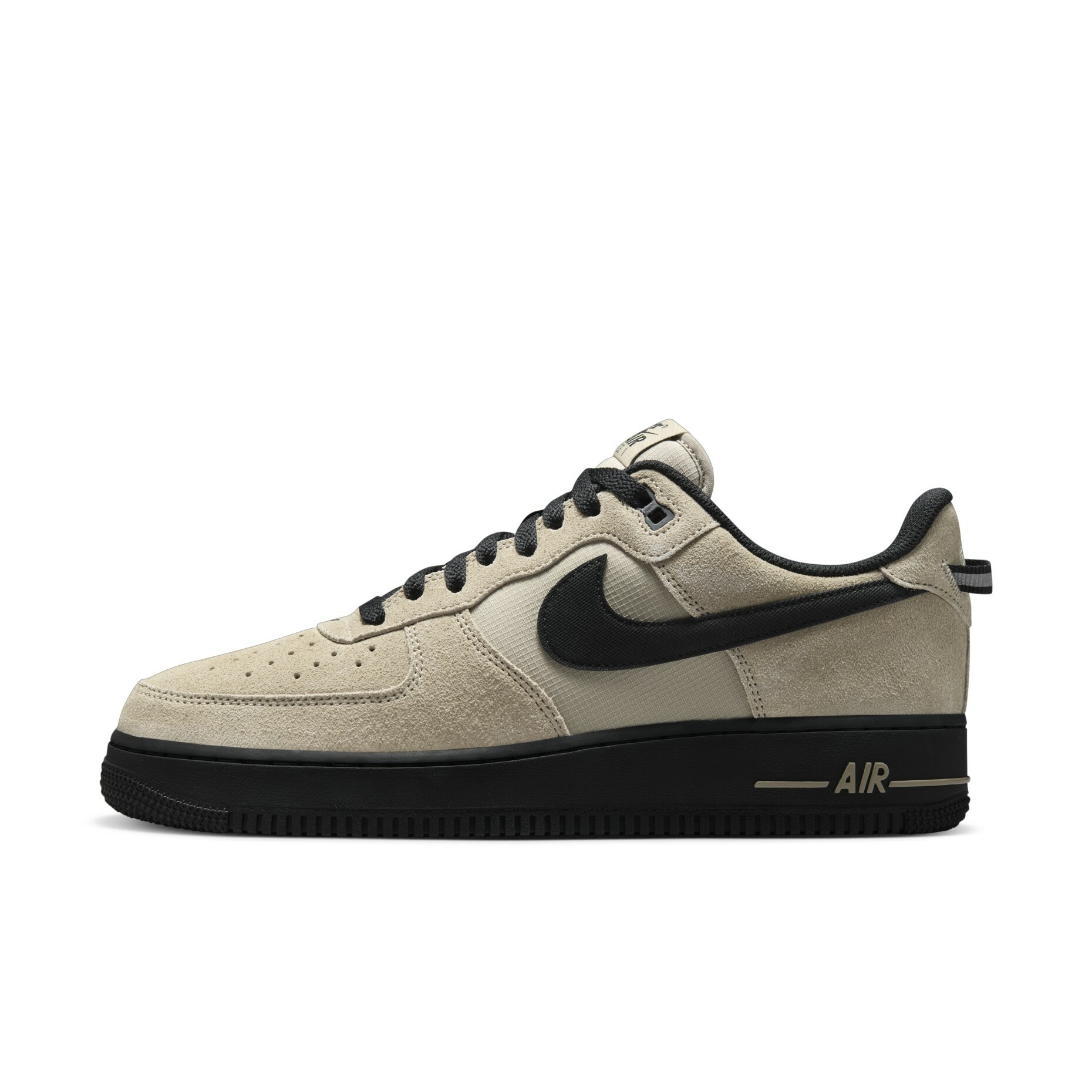 Nike Air Force 1 沙色黑 麂皮 HV6526-200