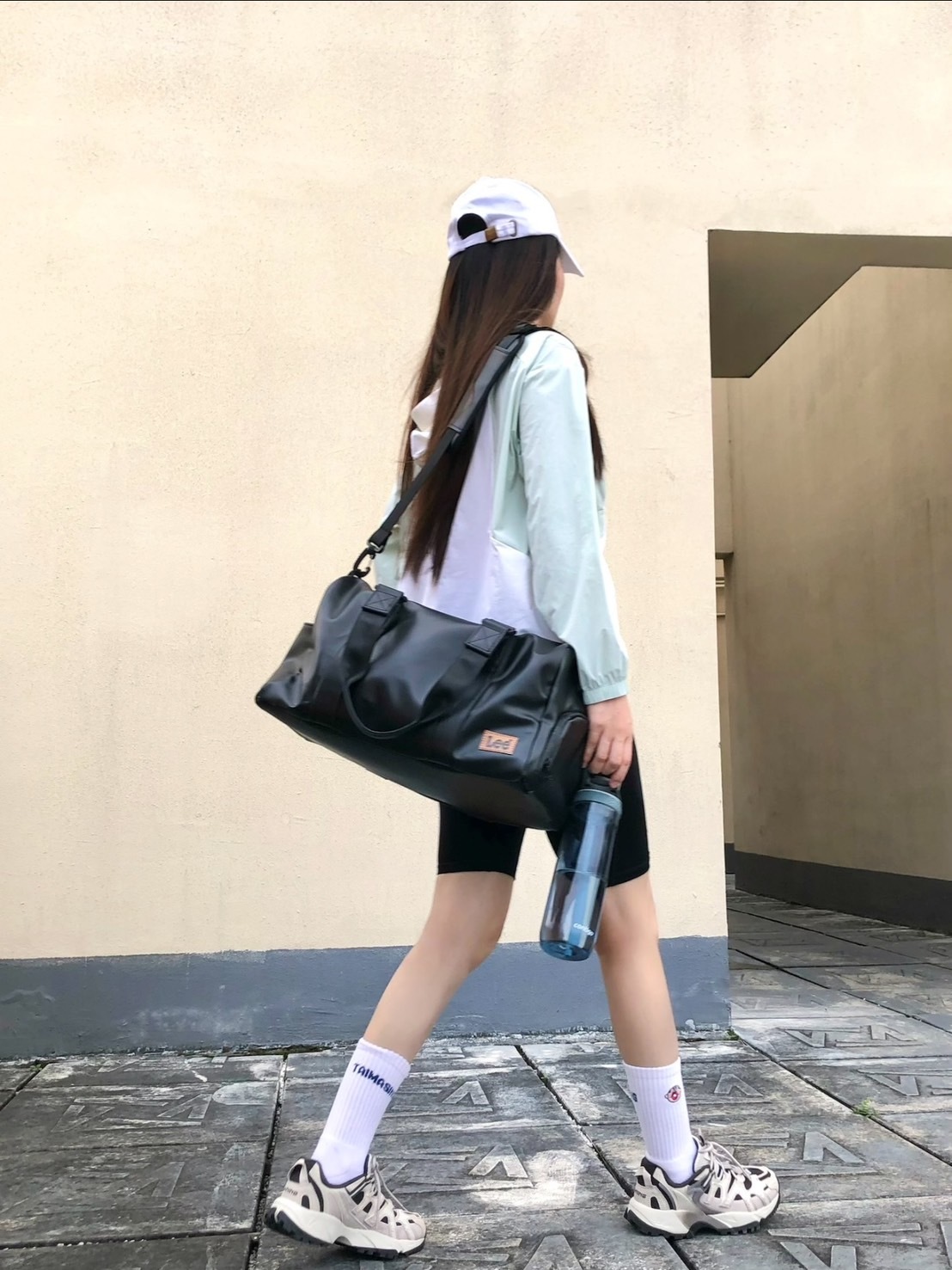 【預購】LEE 大容量兩用包 旅行袋 黑色 LE230033M