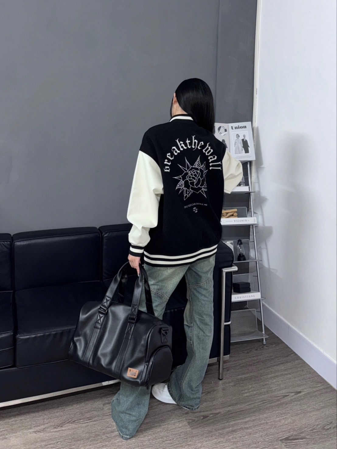 【預購】LEE 大容量兩用包 旅行袋 黑色 LE230033M