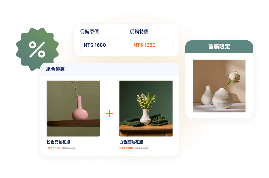 SHOPLINE 網路商店提供各式優惠模組及完善會員分級制度