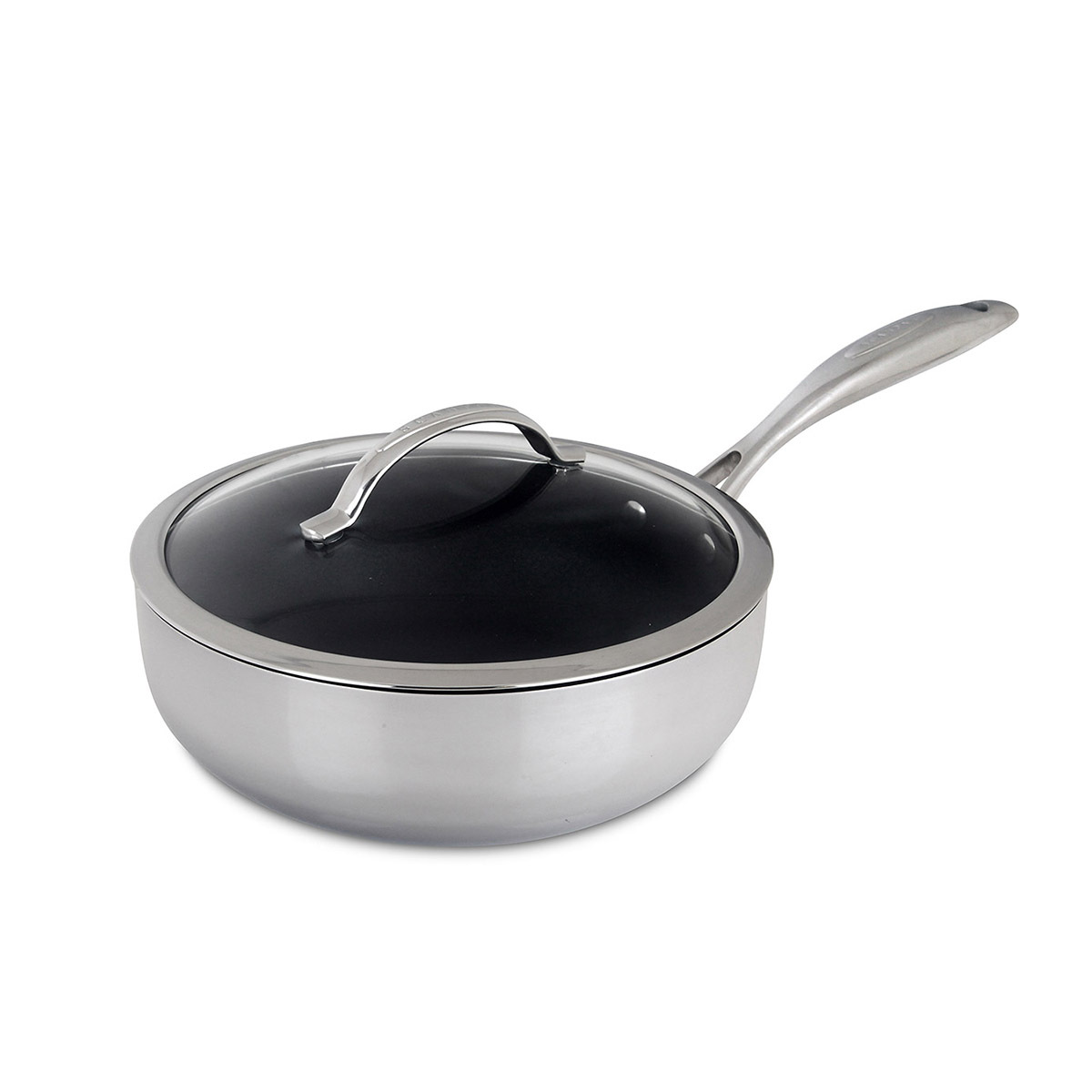 SCANPAN -HAPTIQ系列 26cm / 3.7L 不銹鋼易潔煎鍋連蓋(電磁爐適用) -6001082600