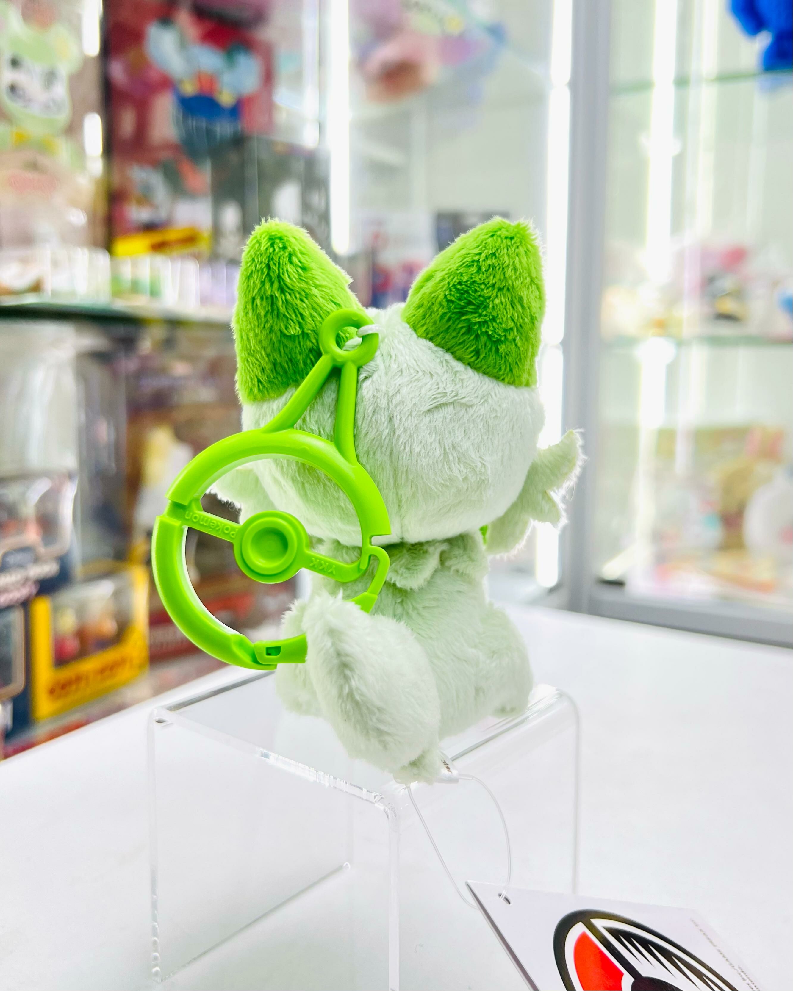 Pokemon Sprigatito mascot with carabiner新葉喵