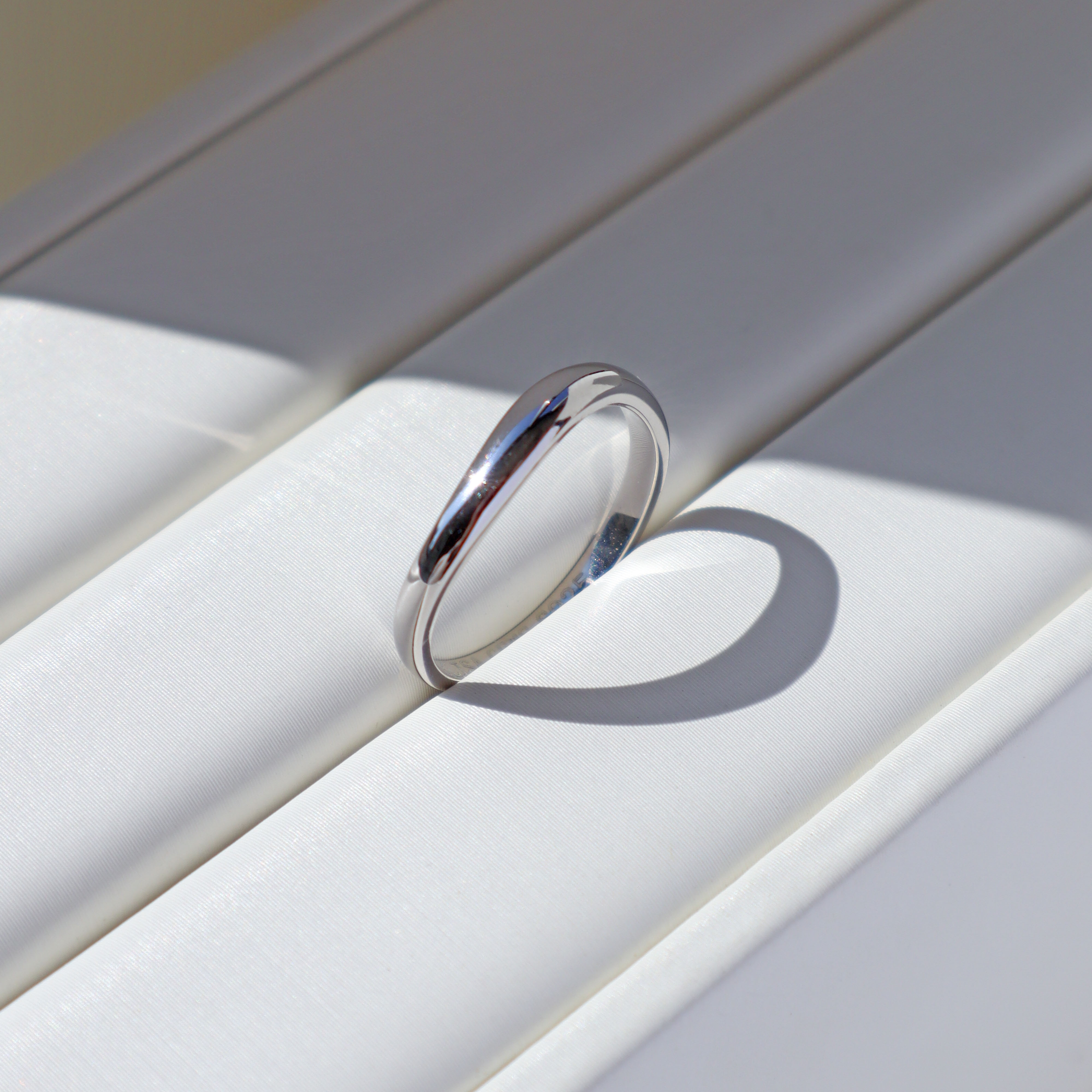 Silver/銀光流線戒指