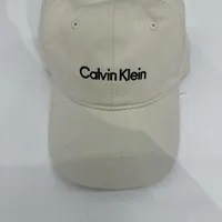 [S] CALVIN KLEIN SIGNATURE LOGO BALL CAP,BEIGE, 198294090309 (SCK683)