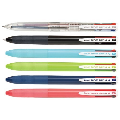 [Slim筆杆] Pilot 百樂牌 4色按制原子筆 BPKGG-35F Super Grip G4 0.7mm