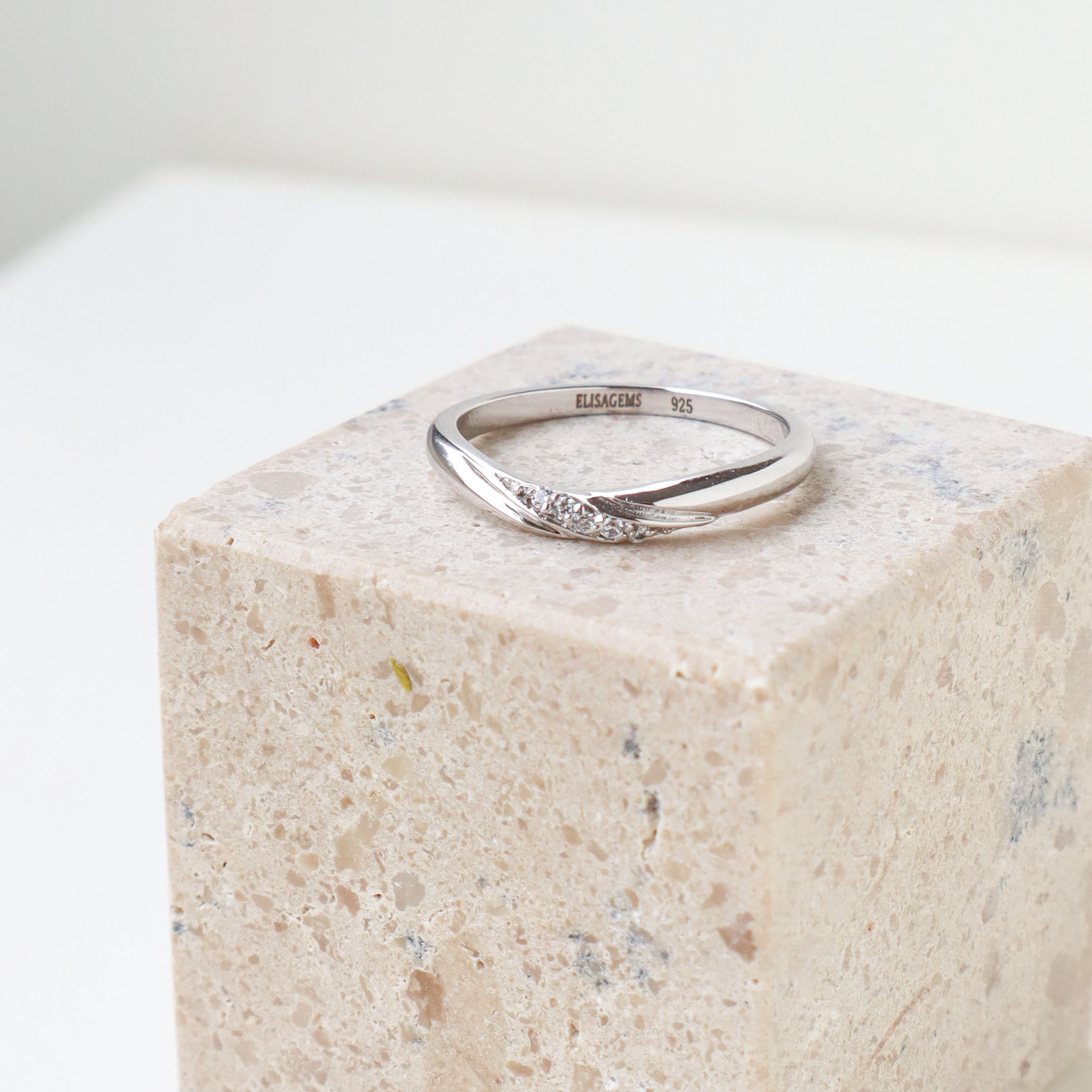 Silver/水波曦光戒指