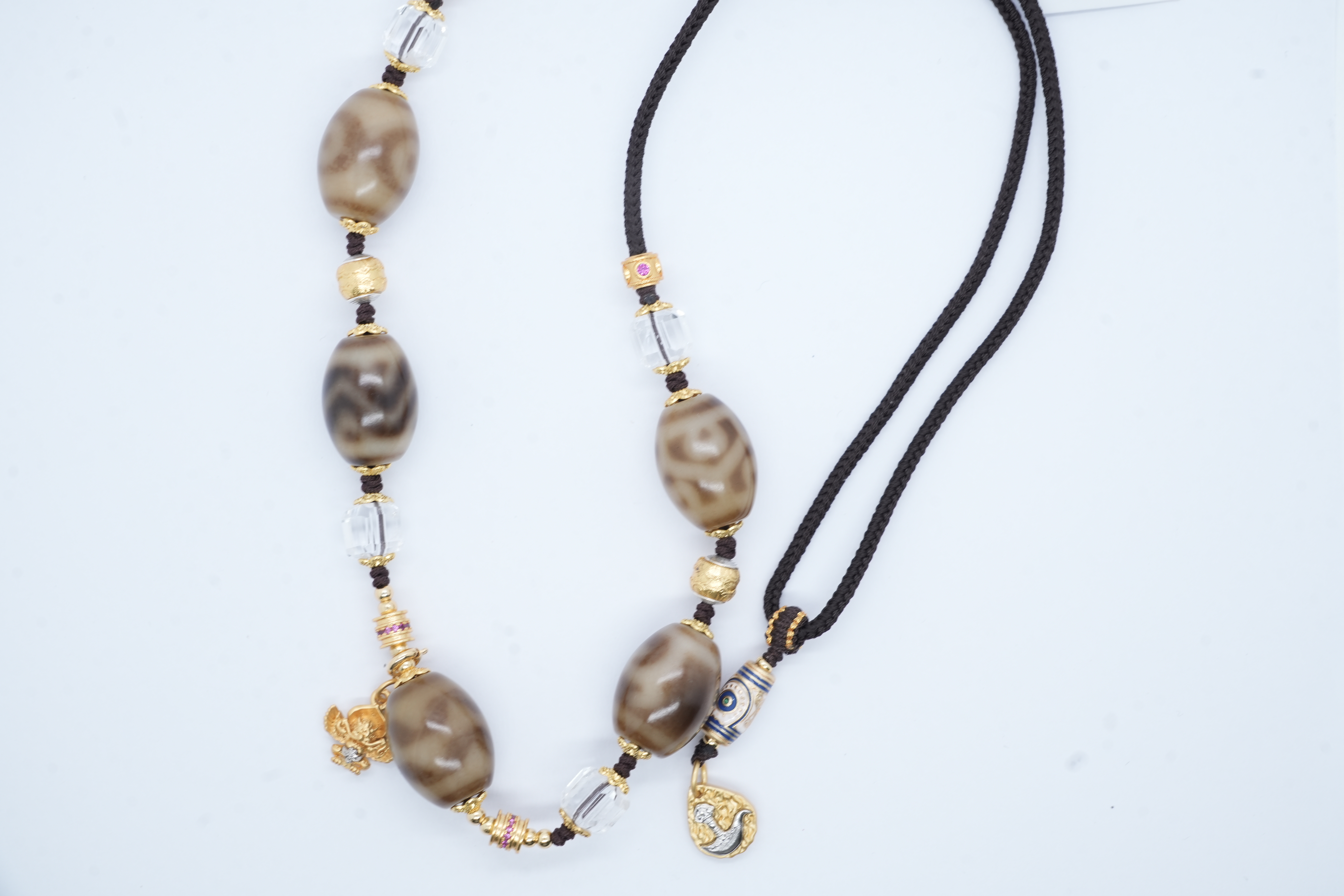 D8 - 百毫多寶天珠項鏈