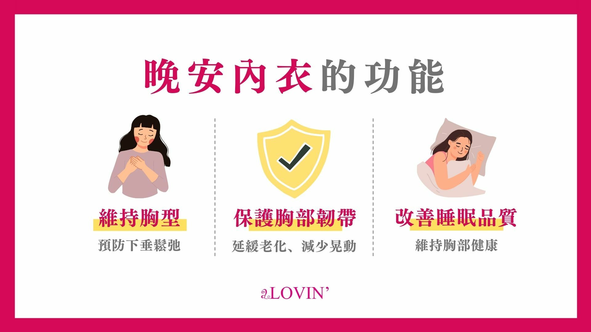睡覺要穿內衣嗎？晚安內衣功能大公開