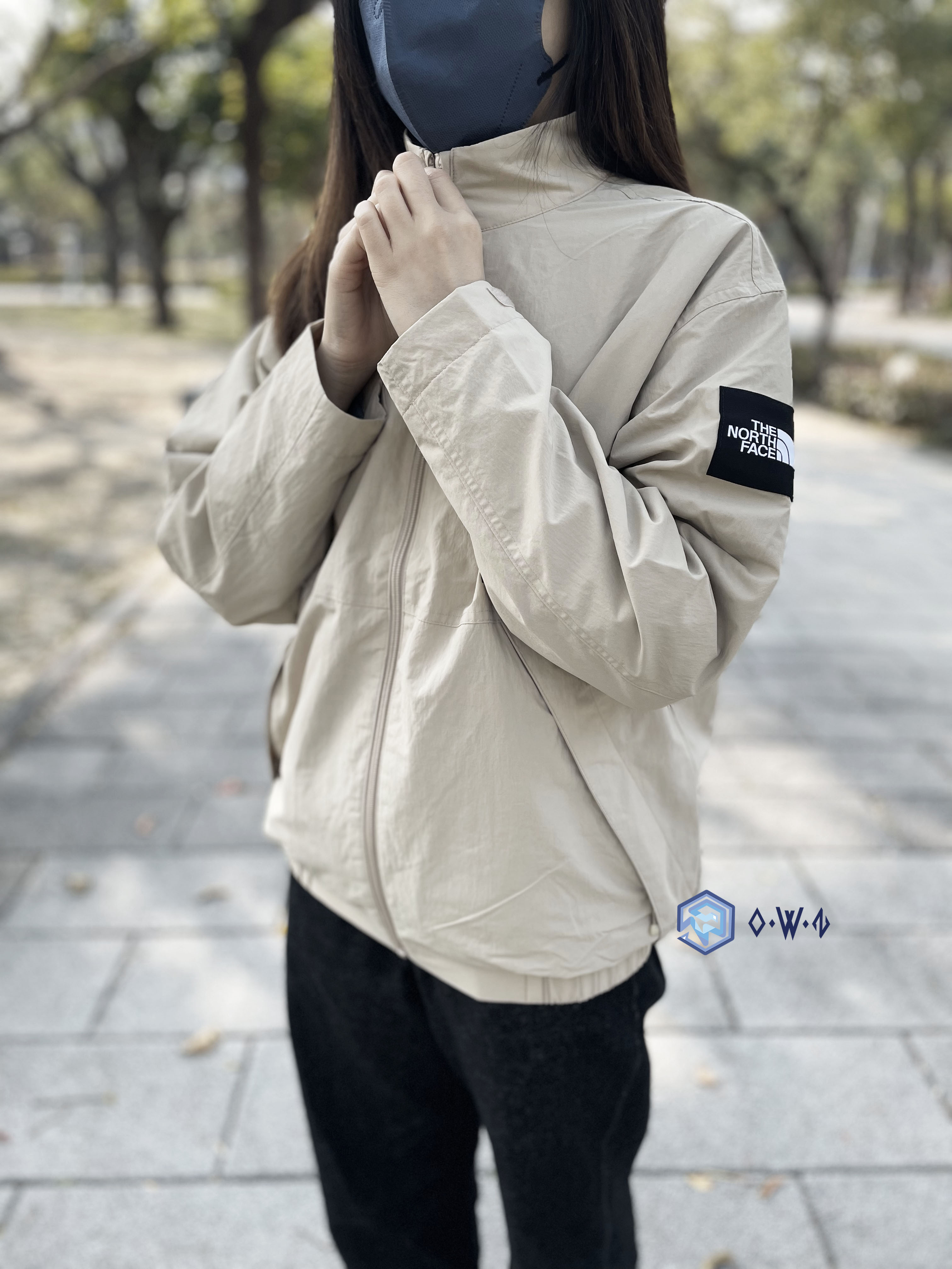 【OWN】The North Face VILAN JACKET 春天 涼爽 透氣 外套 黑標 童款 女生可穿 黑色 卡其 綠色