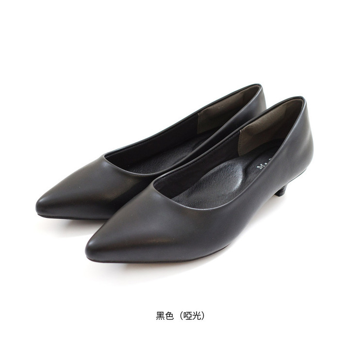 Normcore 究極簡約 正裝商務3公分高跟鞋【CX3042】