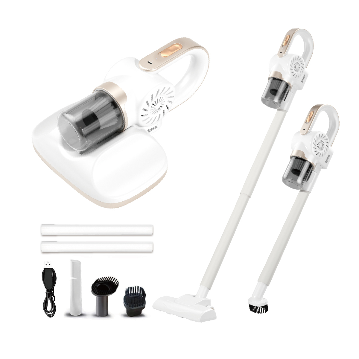 XPower DMVC1 UV除塵蟎功能無線充電吸塵機