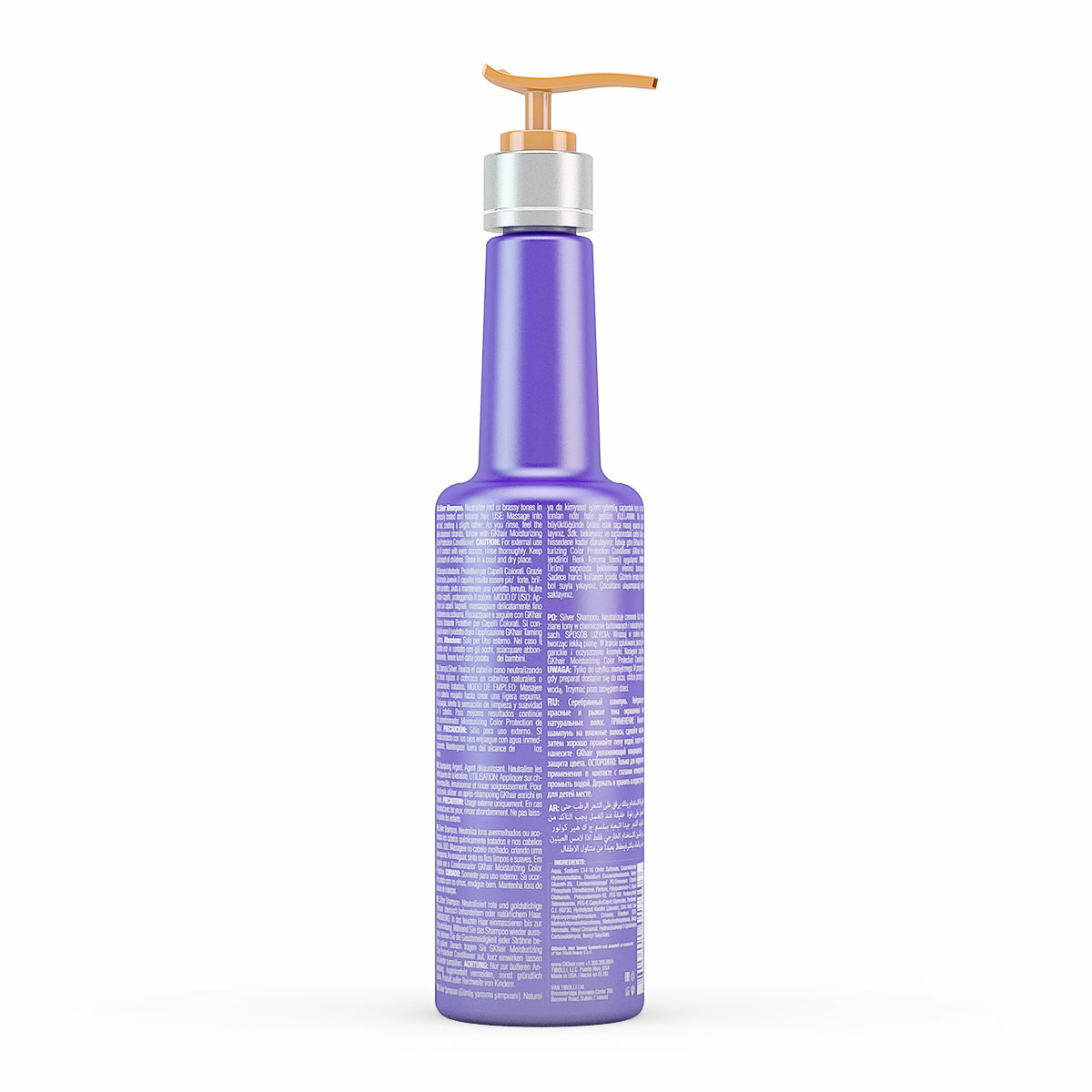 GK HAIR - Silver Bombshell Shampoo (neutralize unwanted yellow tones, 280ml)