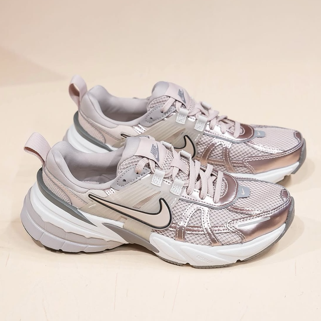 Nike V2K Run Particle Beige 玫瑰金 玫瑰粉紅 復古休閒鞋 女鞋