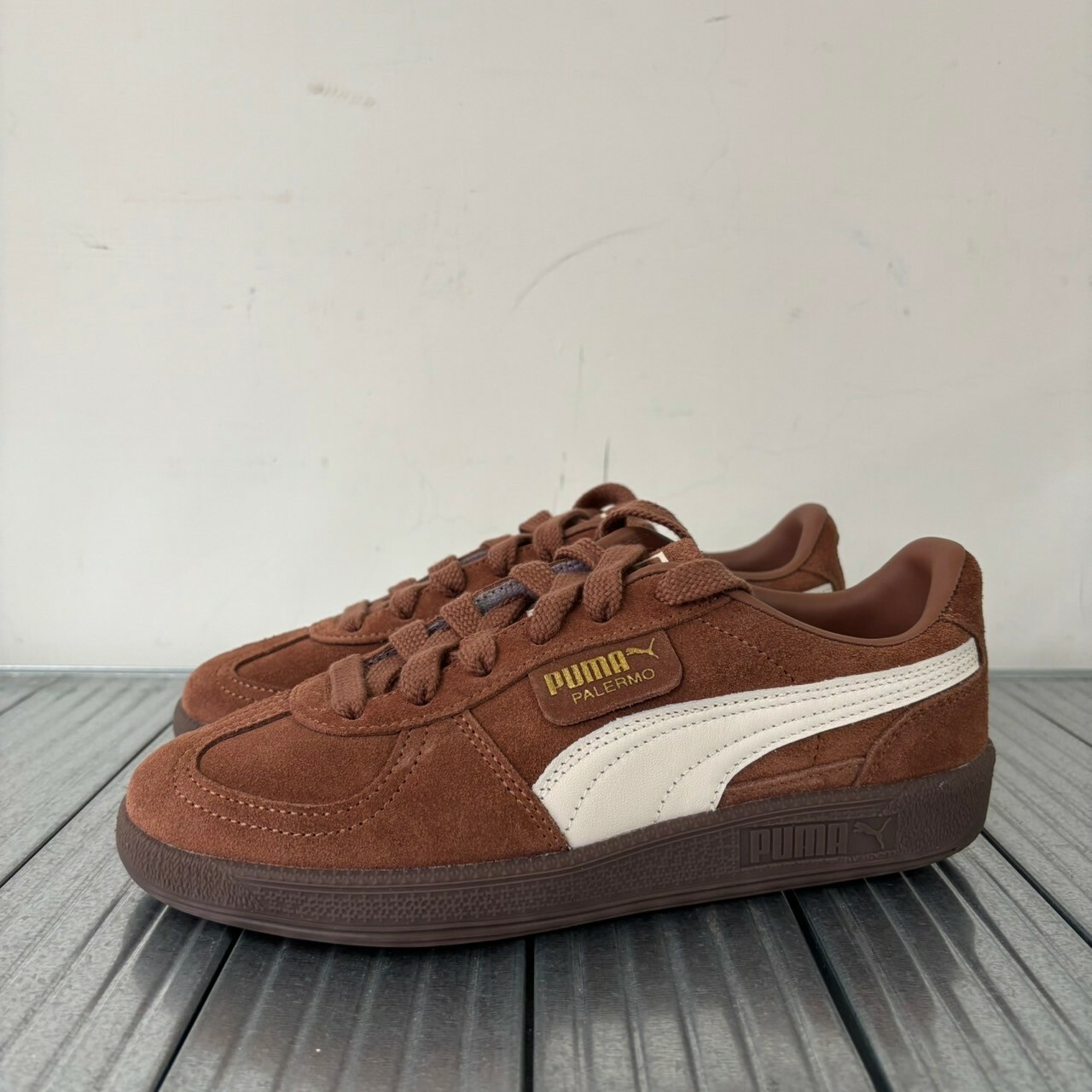 Puma Palermo 麂皮 金標 可可棕 復古休閒鞋 396463-56