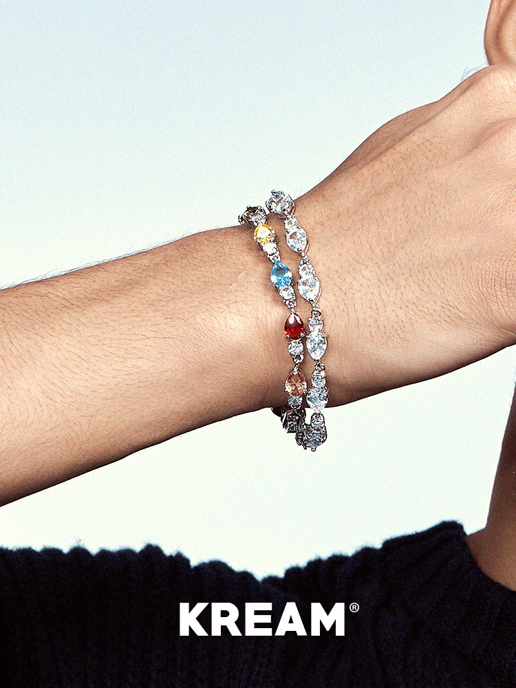 KREAM 多巴胺 水滴 彩鑽 手鍊