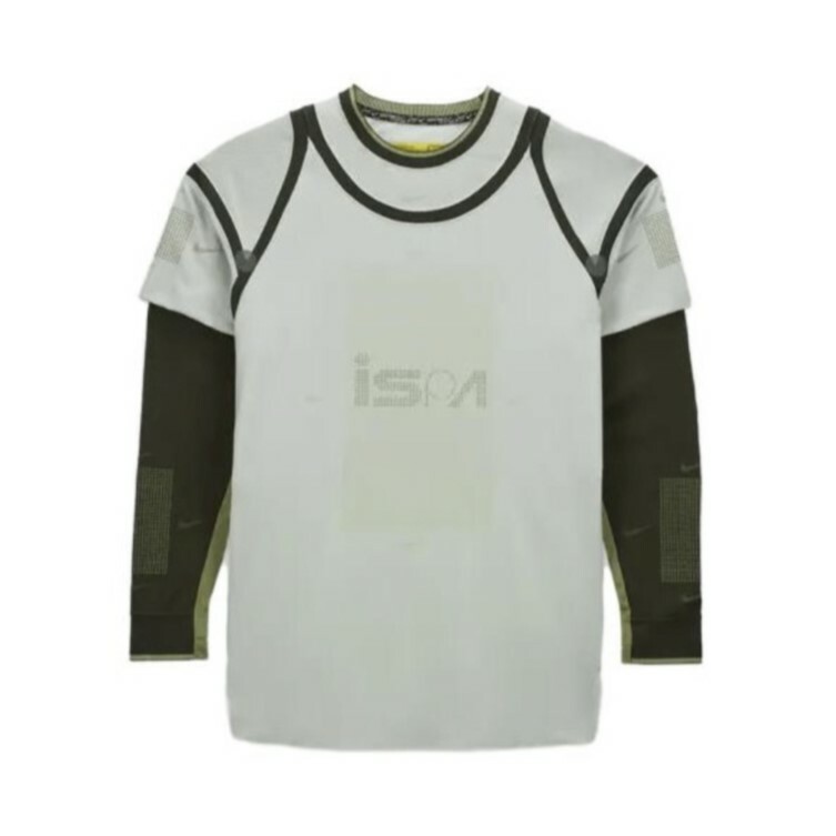 Nike ISPA Long-Sleeve Top Mult-Color 兩件式 螢光灰綠 FB2706-034