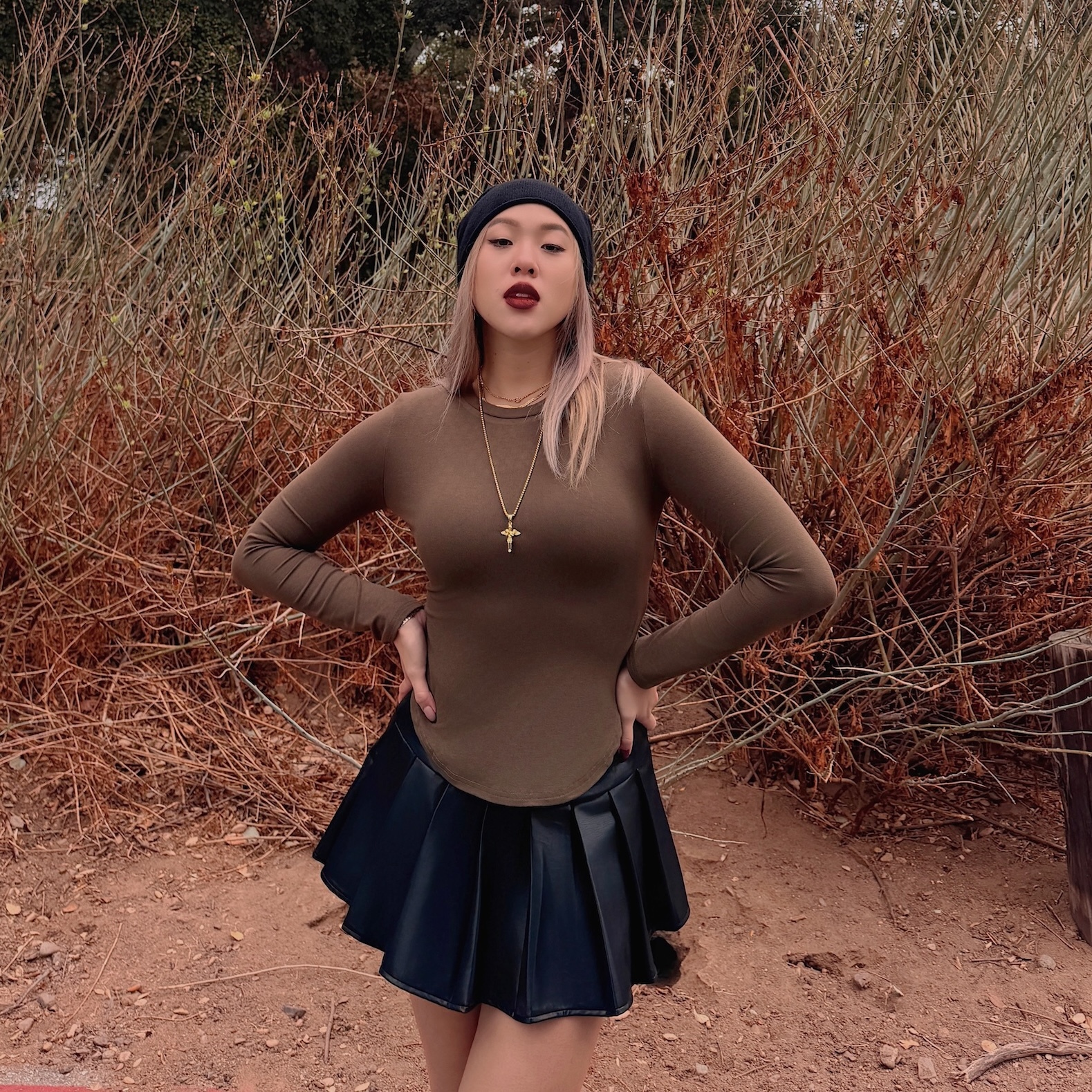 包色款✨美式彈力弧線純色Tee(4色)