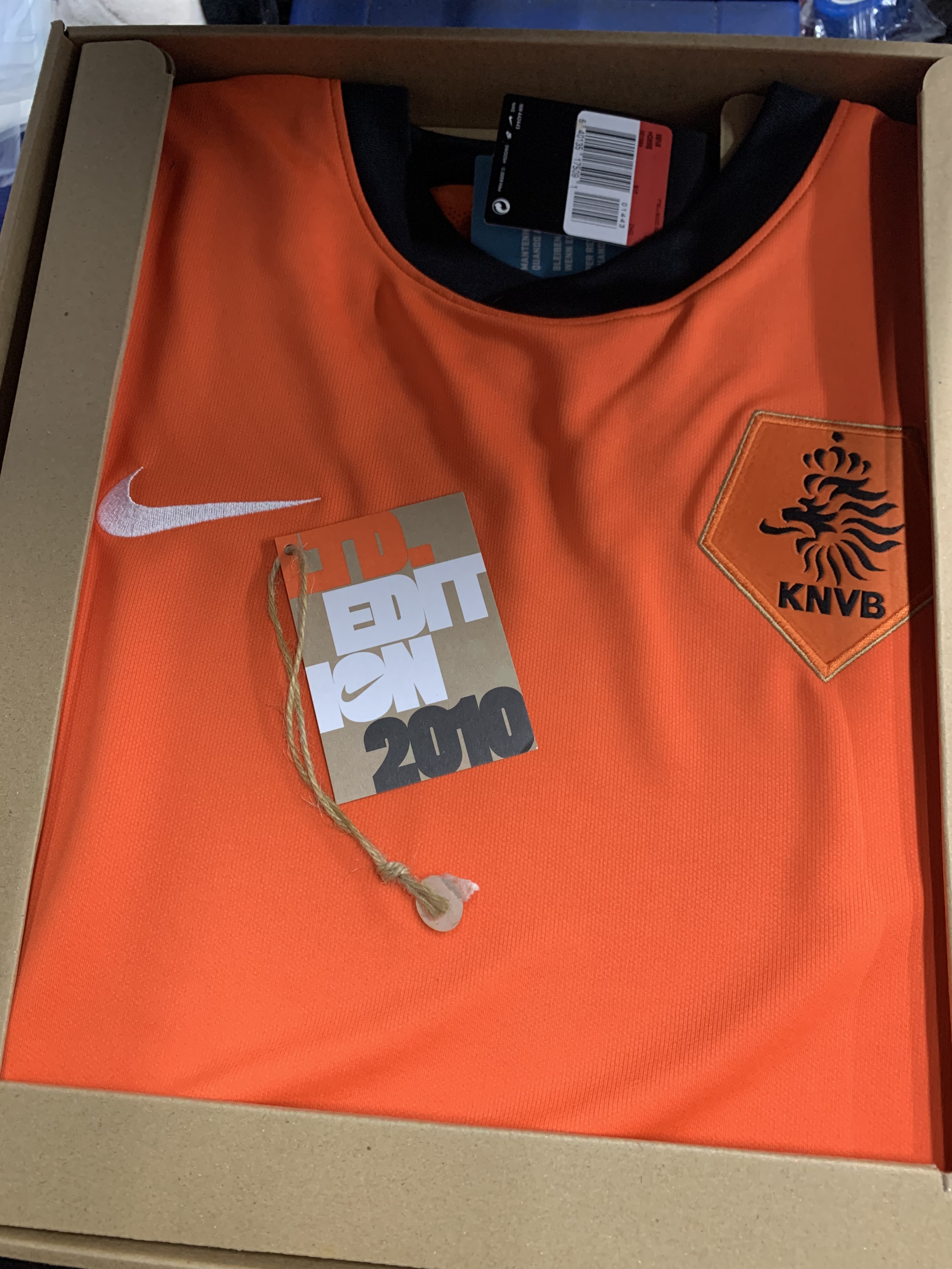2010 Netherlands Authentic Limited Home Shirt Boxset