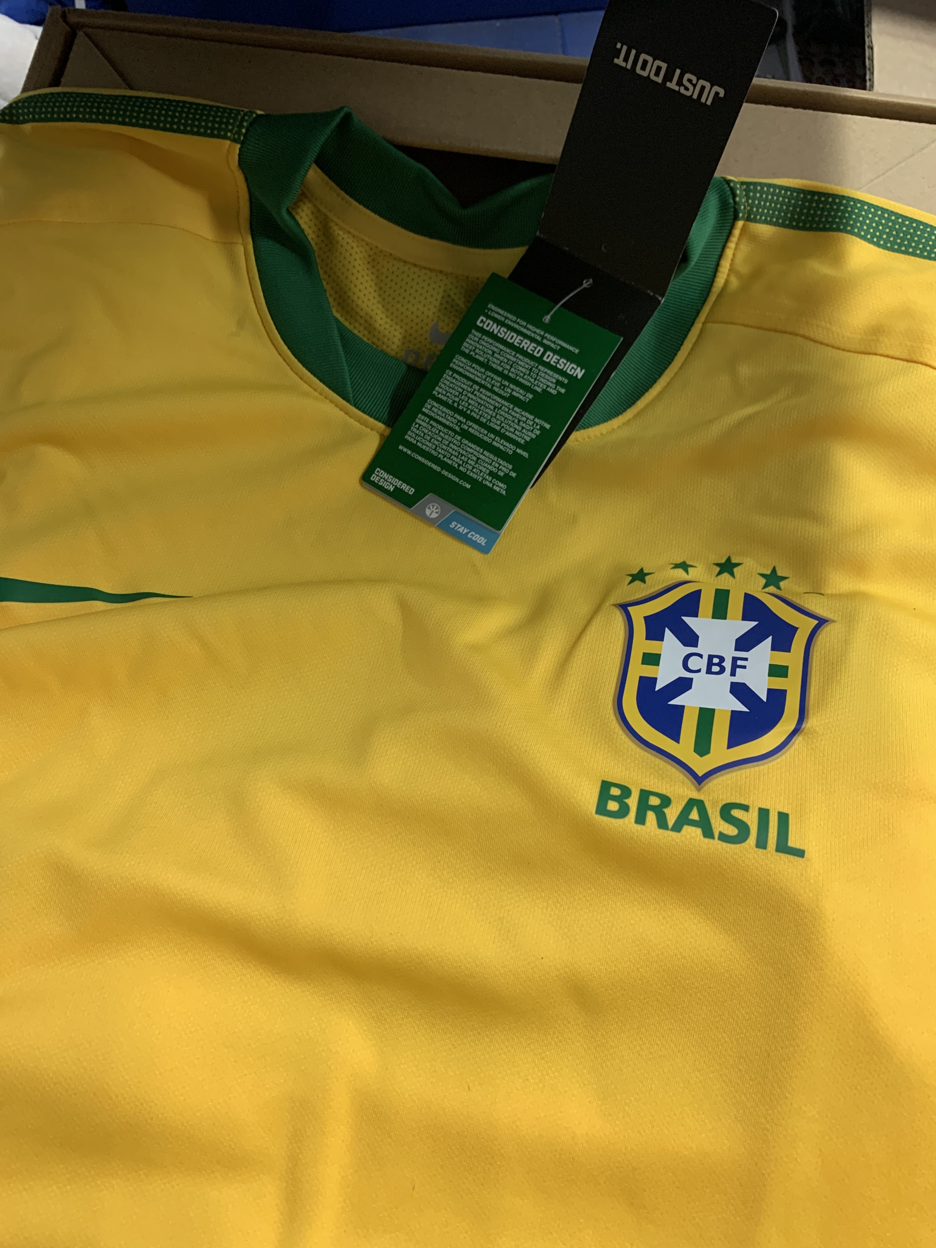 2010 Brazil Authentic Limited Home Shirt Boxset