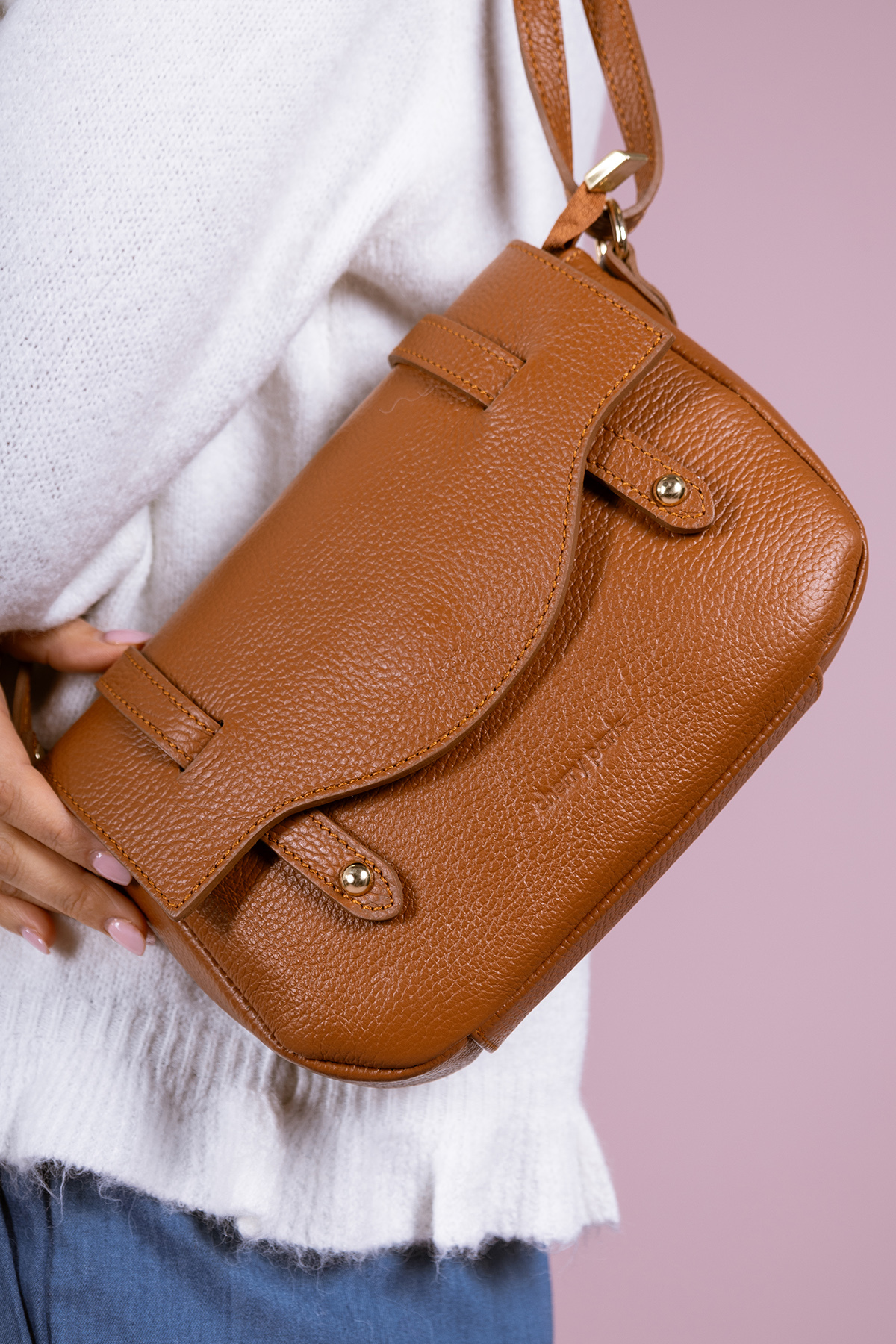 Cherry Paris Leather Calista - 4161 Cognac 干邑色