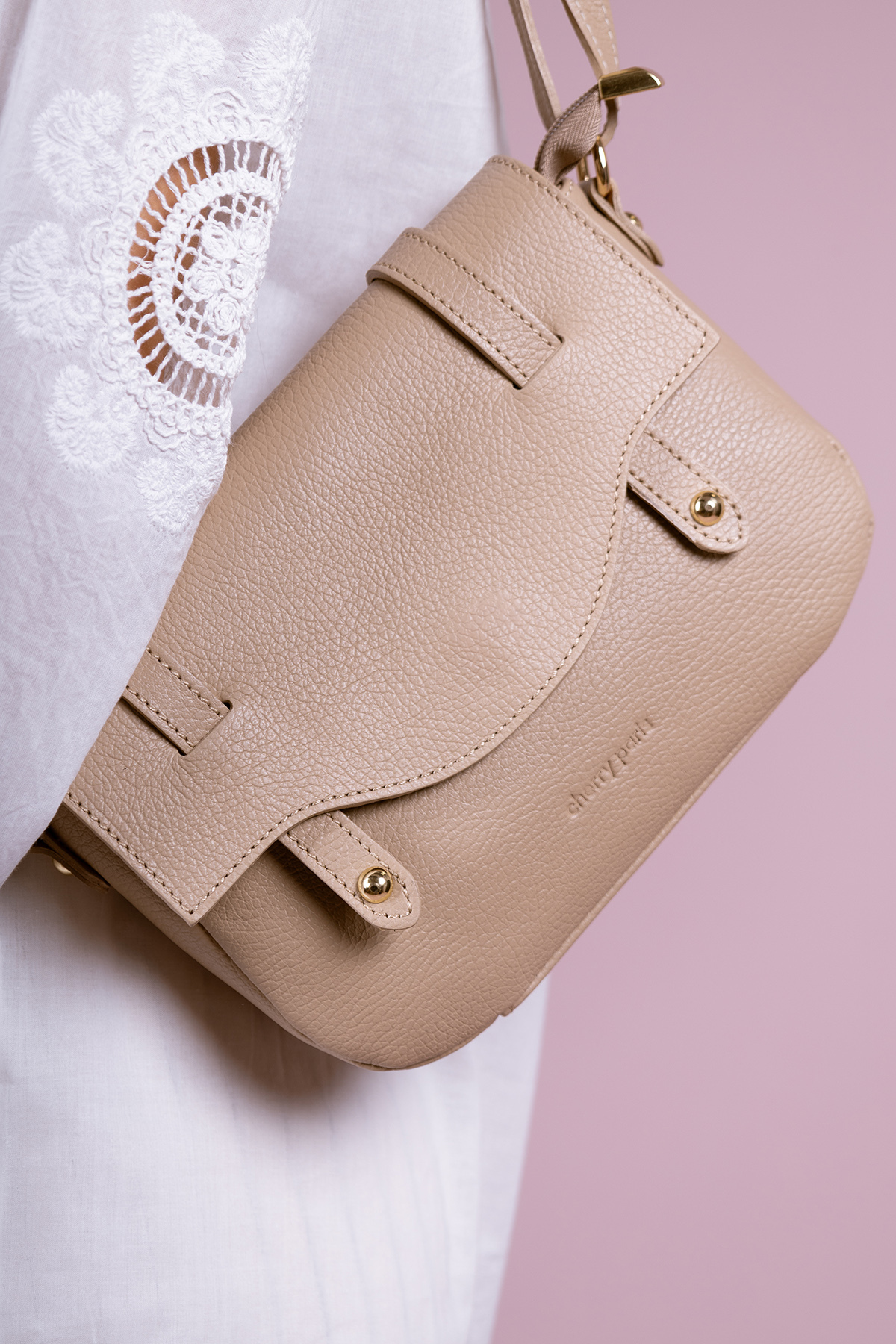 Cherry Paris Leather Calista - 4161 Taupe 褐色