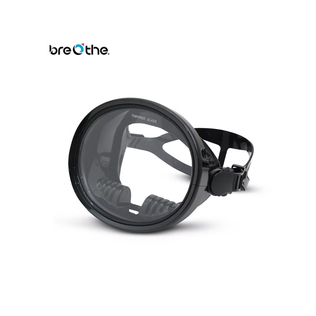水呼吸Breathe 海女面鏡-塑鋼框 (水肺適用) 11-SG-01 無面鏡盒