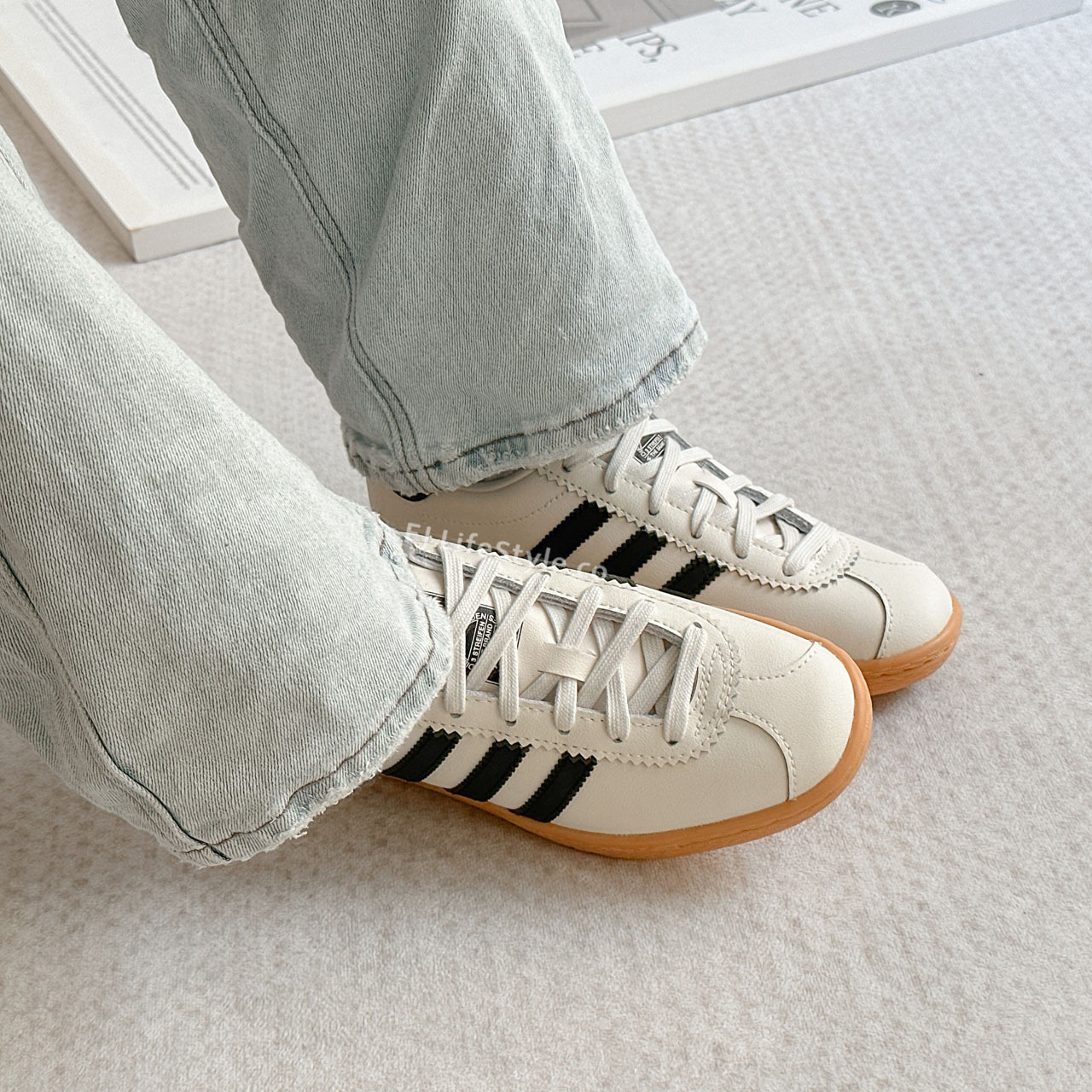 ADIDAS ORIGINALS STADT 奶油黑灰 米白 米杏 焦糖底 男女鞋 JP8227 / 現貨＋預購