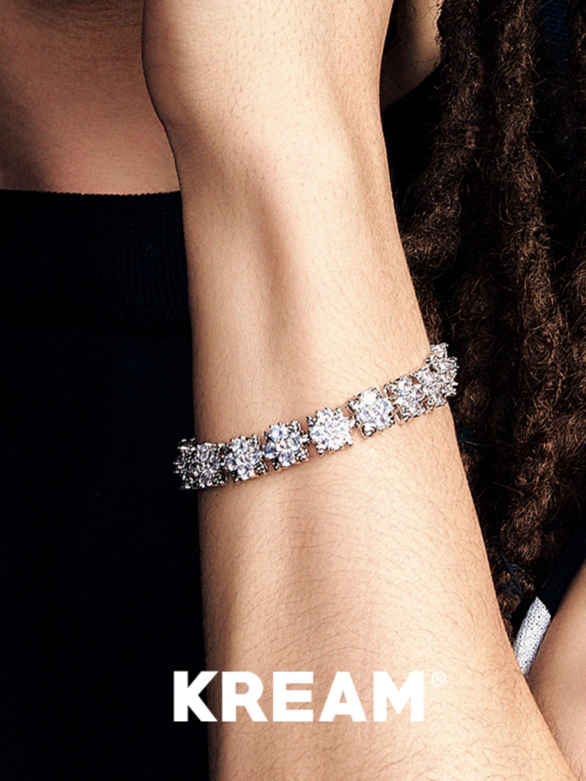 KREAM 雪花 滿鑽 手鍊