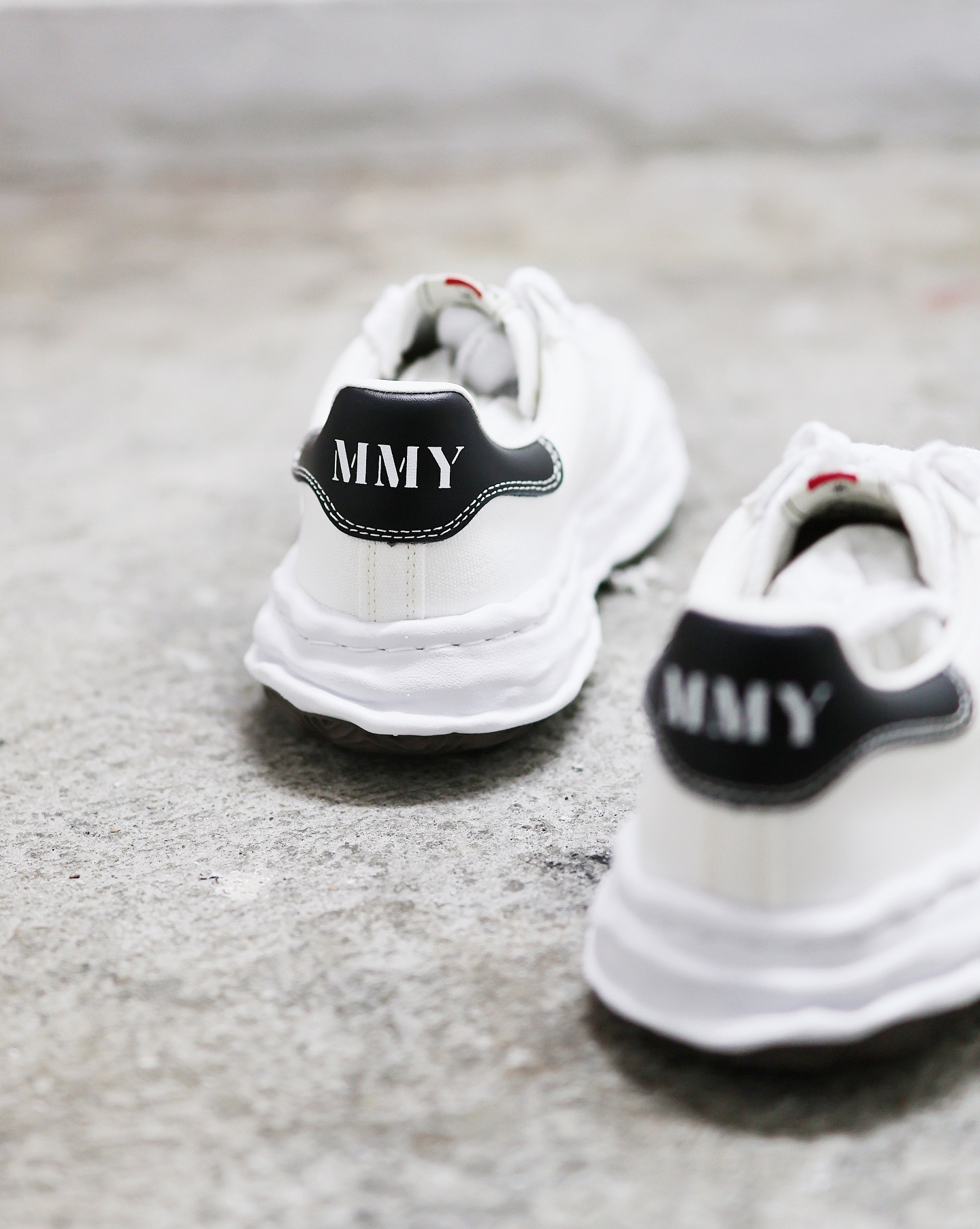 MIHARA YASUHIRO MMY ”BLAKEY“ OG Sole Canvas Low White A08FW735白色