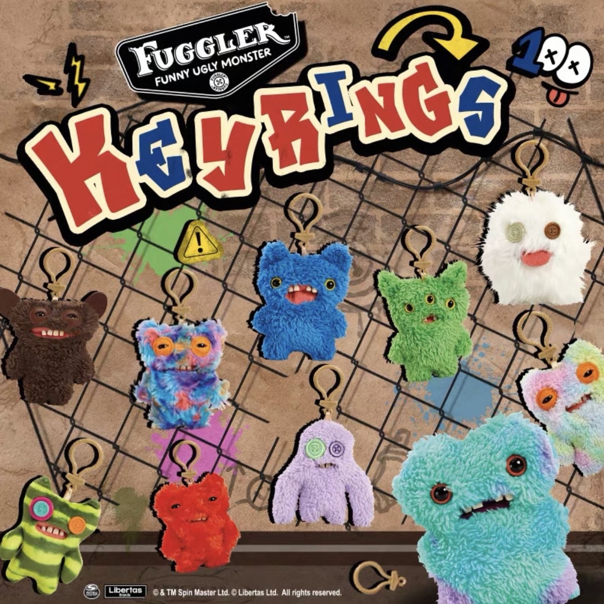 <正版授權>FUGGLER牙齒怪 S3/ 5吋掛飾