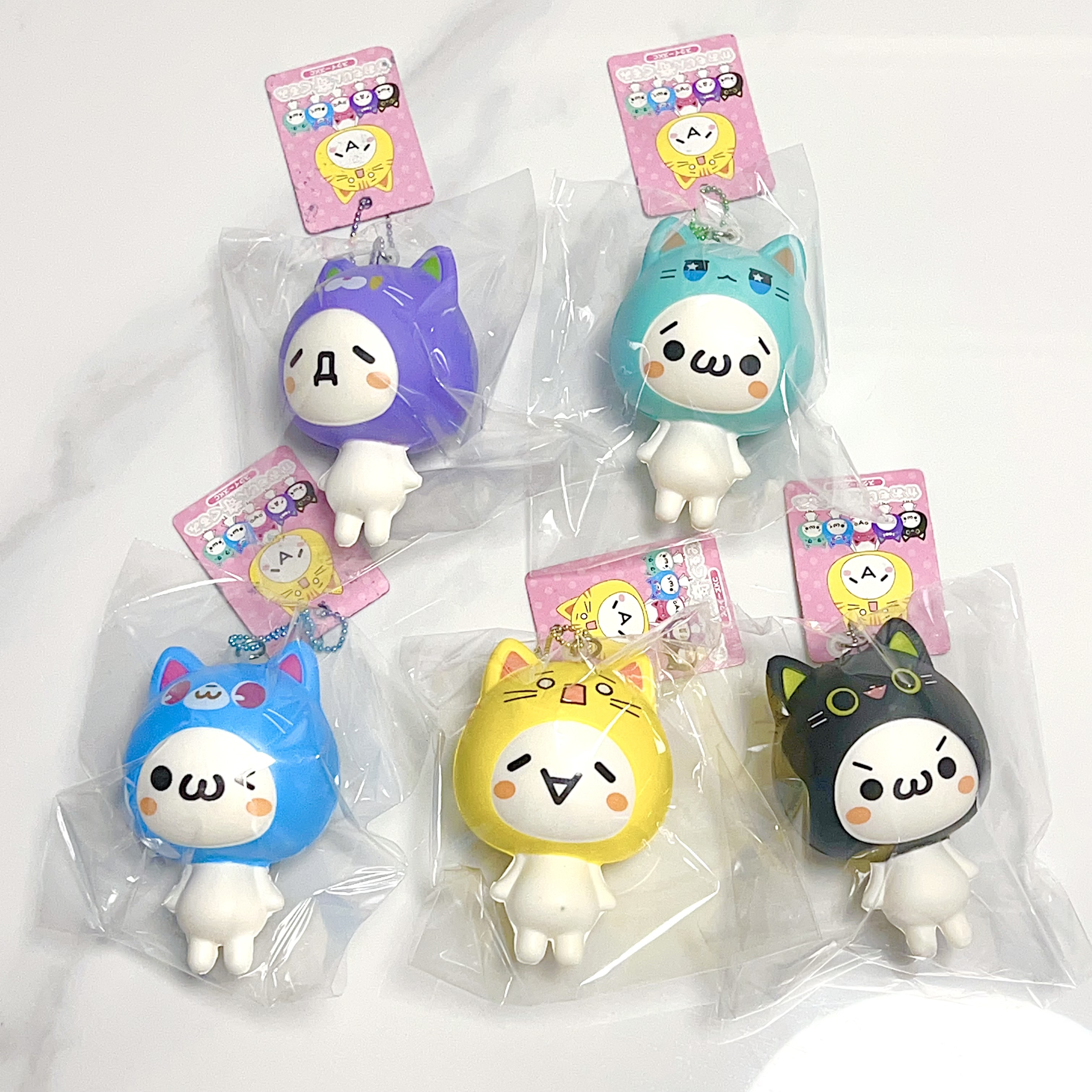 [SET] Rare Japan顏文字 character Squishy